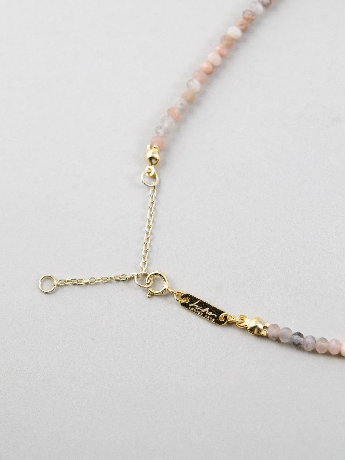 ネックレス 留め具 アジャスター詳細 K14GP ゴールド仕上げ サイズ調整可