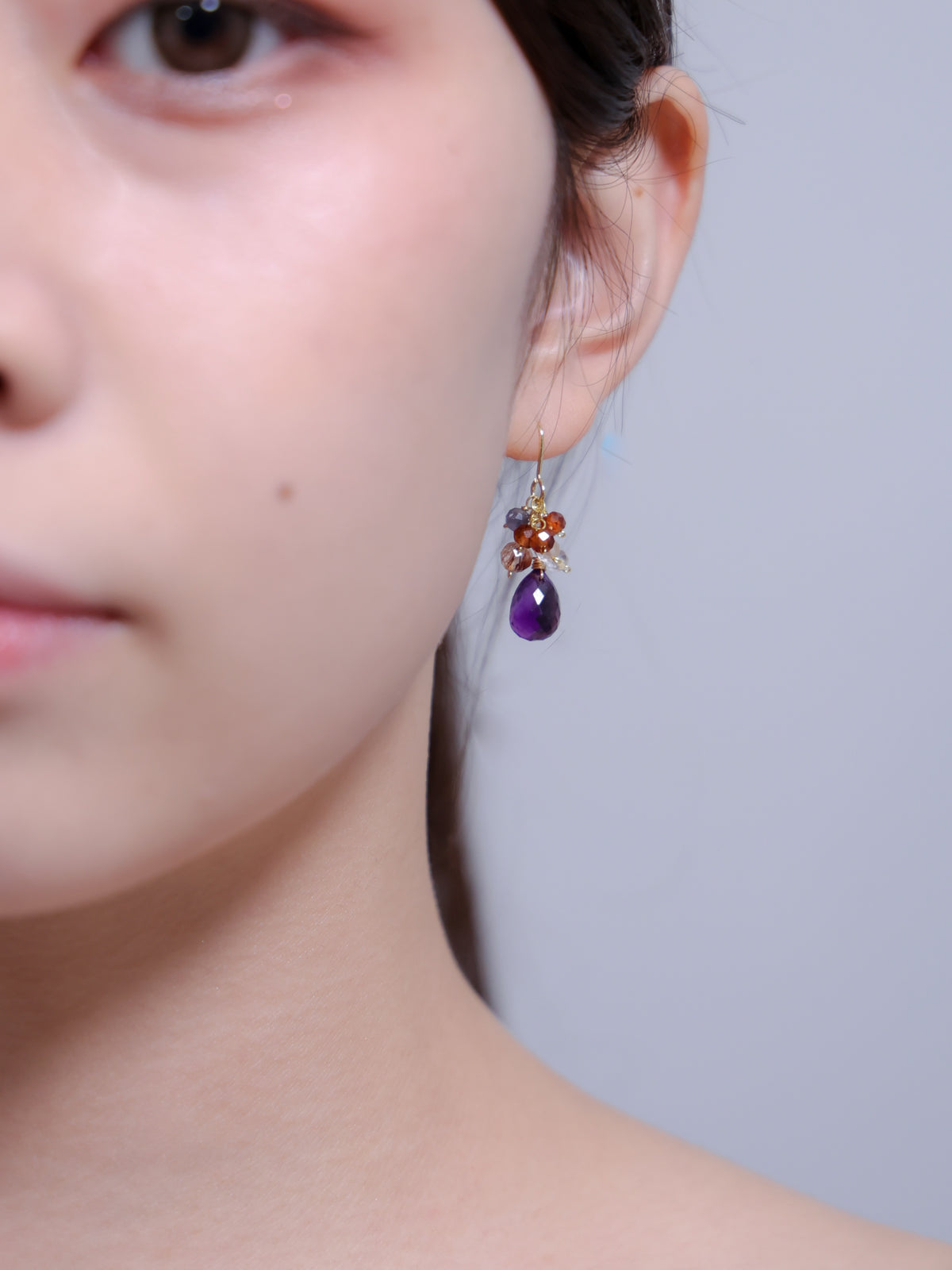 レディース アクセサリー 着画 美肌効果 透明感 宝石