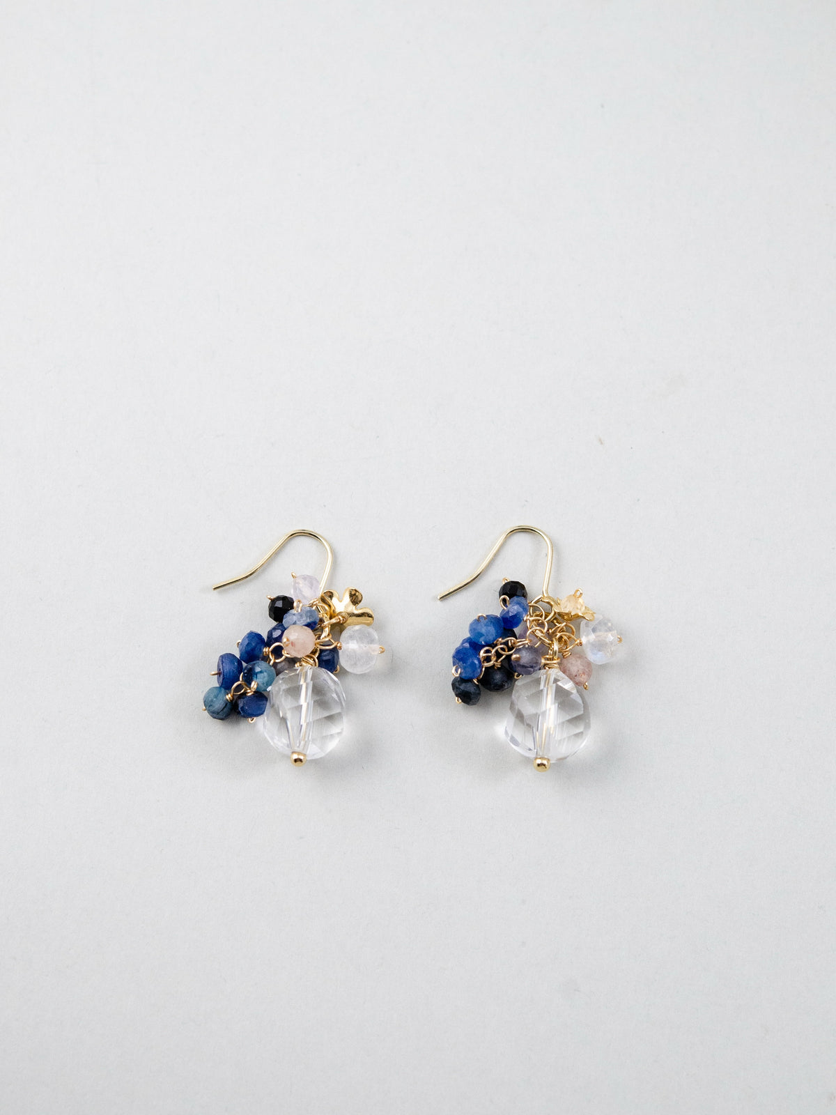 シンプル 置き画 ピアス ペア 天然石 アクセサリー