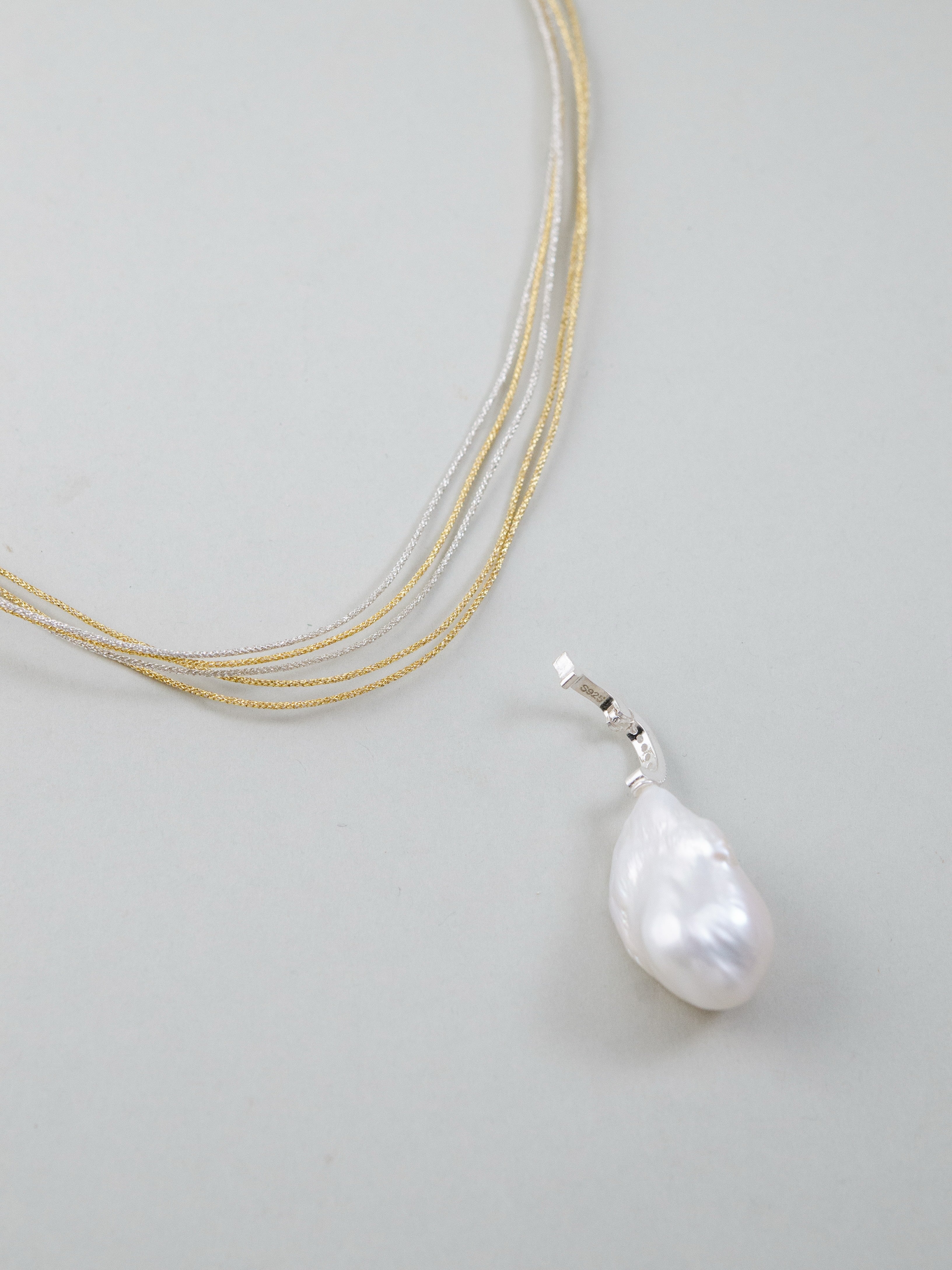 14kgf バロックパール ペンダントトップ 金具 詳細 ハンドメイド