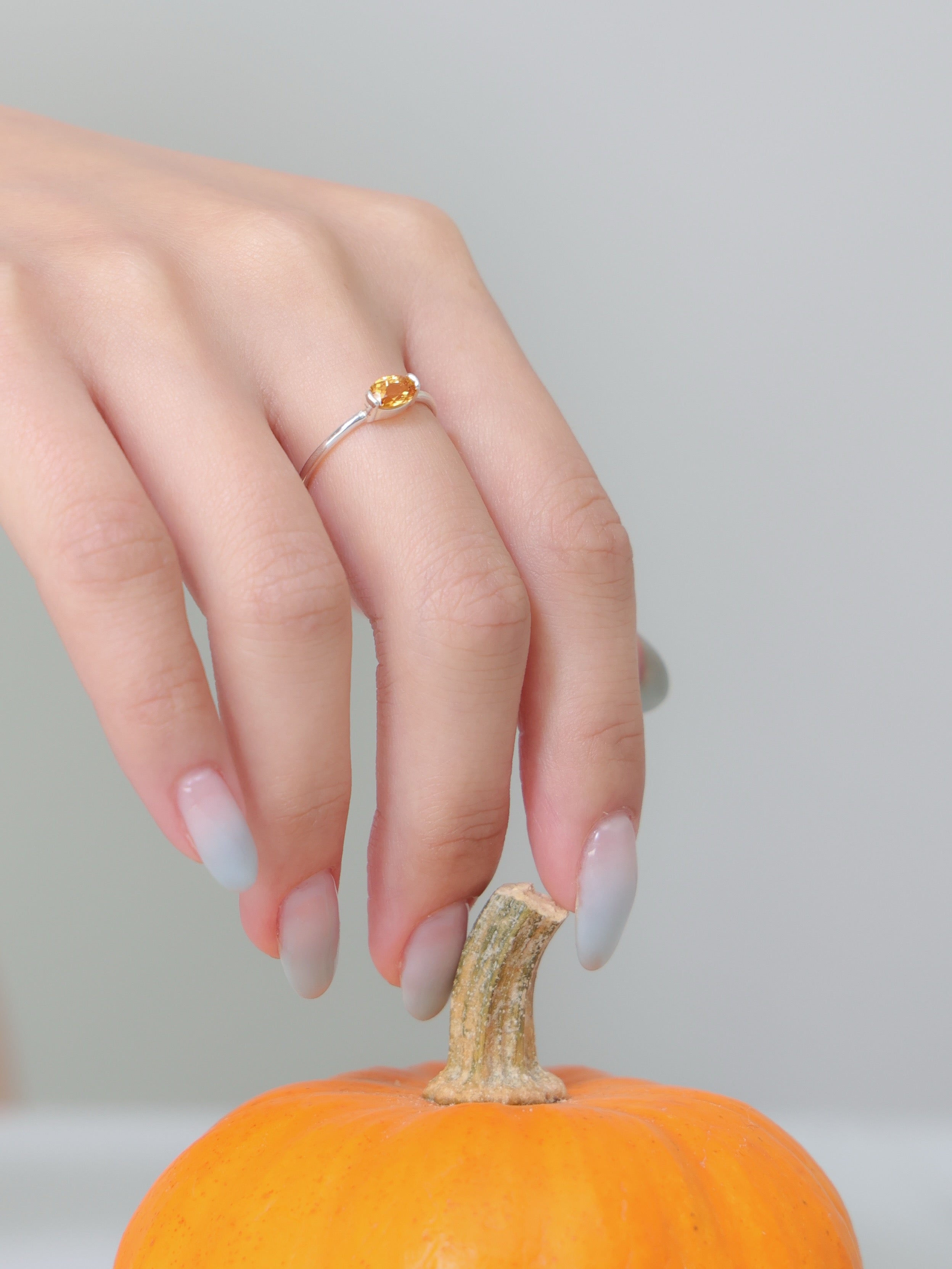 選べるカラー 天然石リング重ね 付け