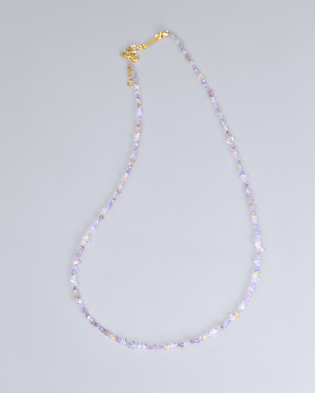 ハーキマーダイヤモンド ネックレス〈夜明けの結晶〉SV925(K14GP) ／ 希少石｜神戸アトリエ LUCINE