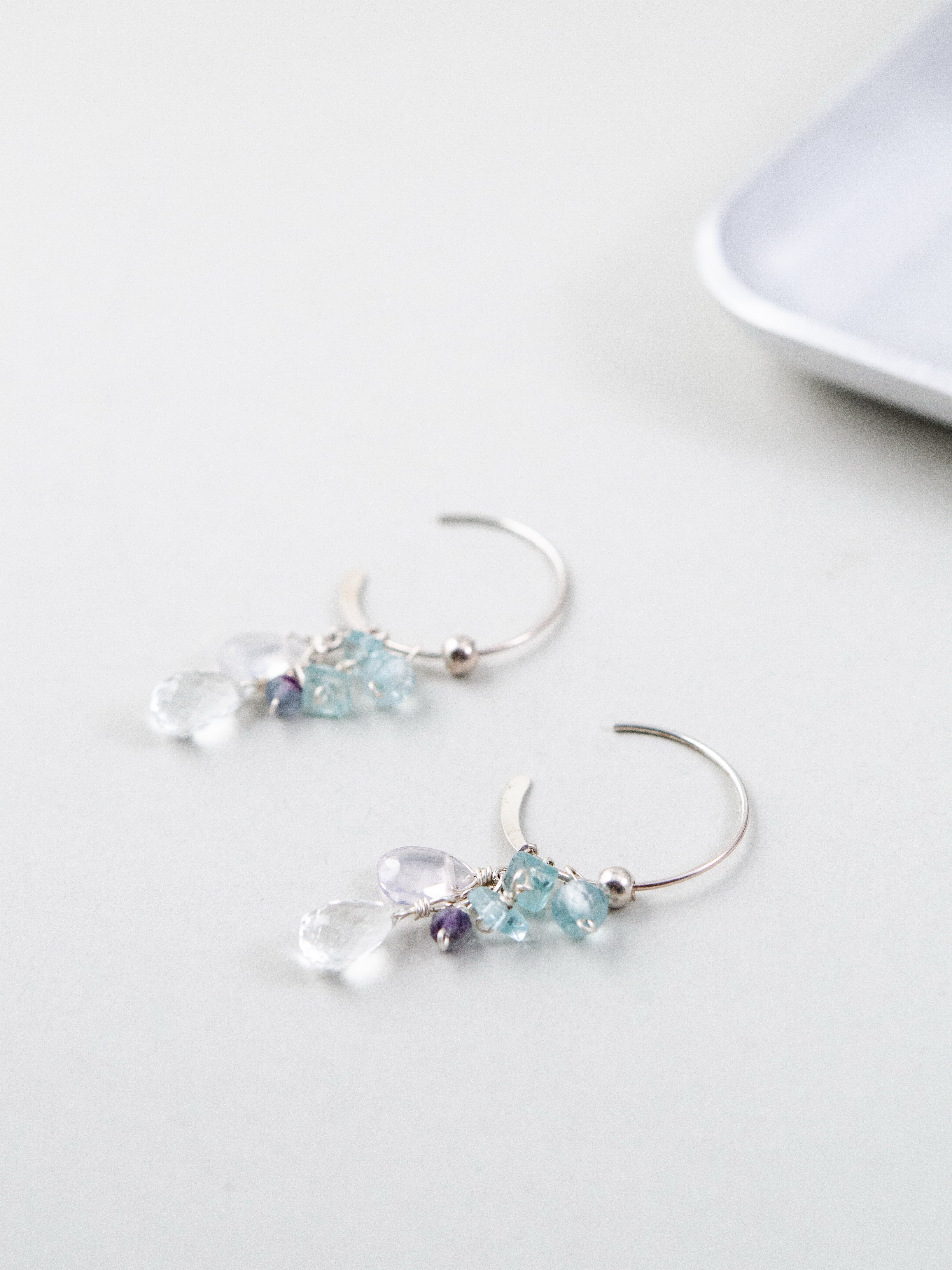 爽やかカラーが映えるピアス ユニークかわいい