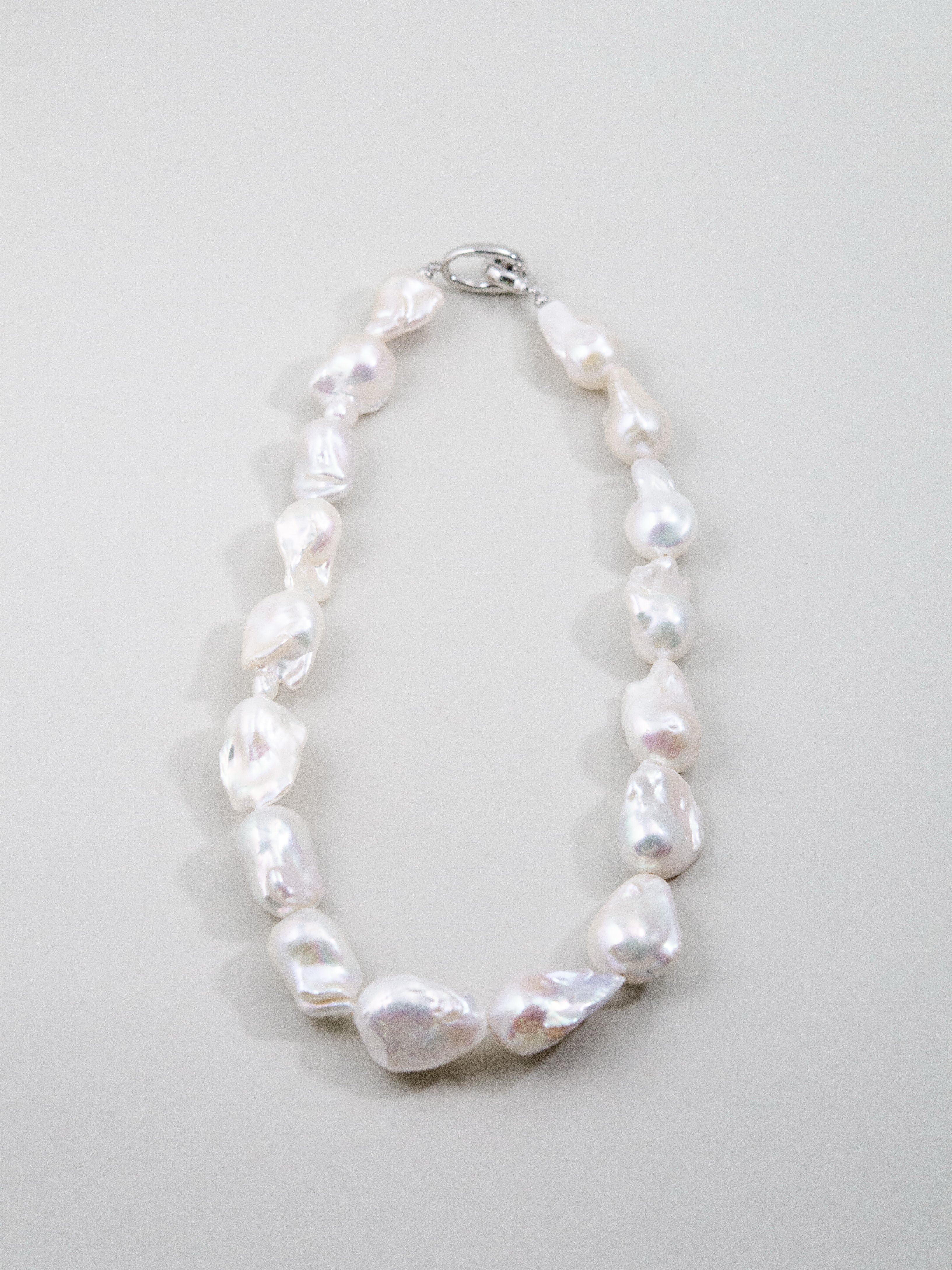 【6月 誕生石】バロックパール ネックレス | ボリューム 上品 14KGF 金属アレルギー対応