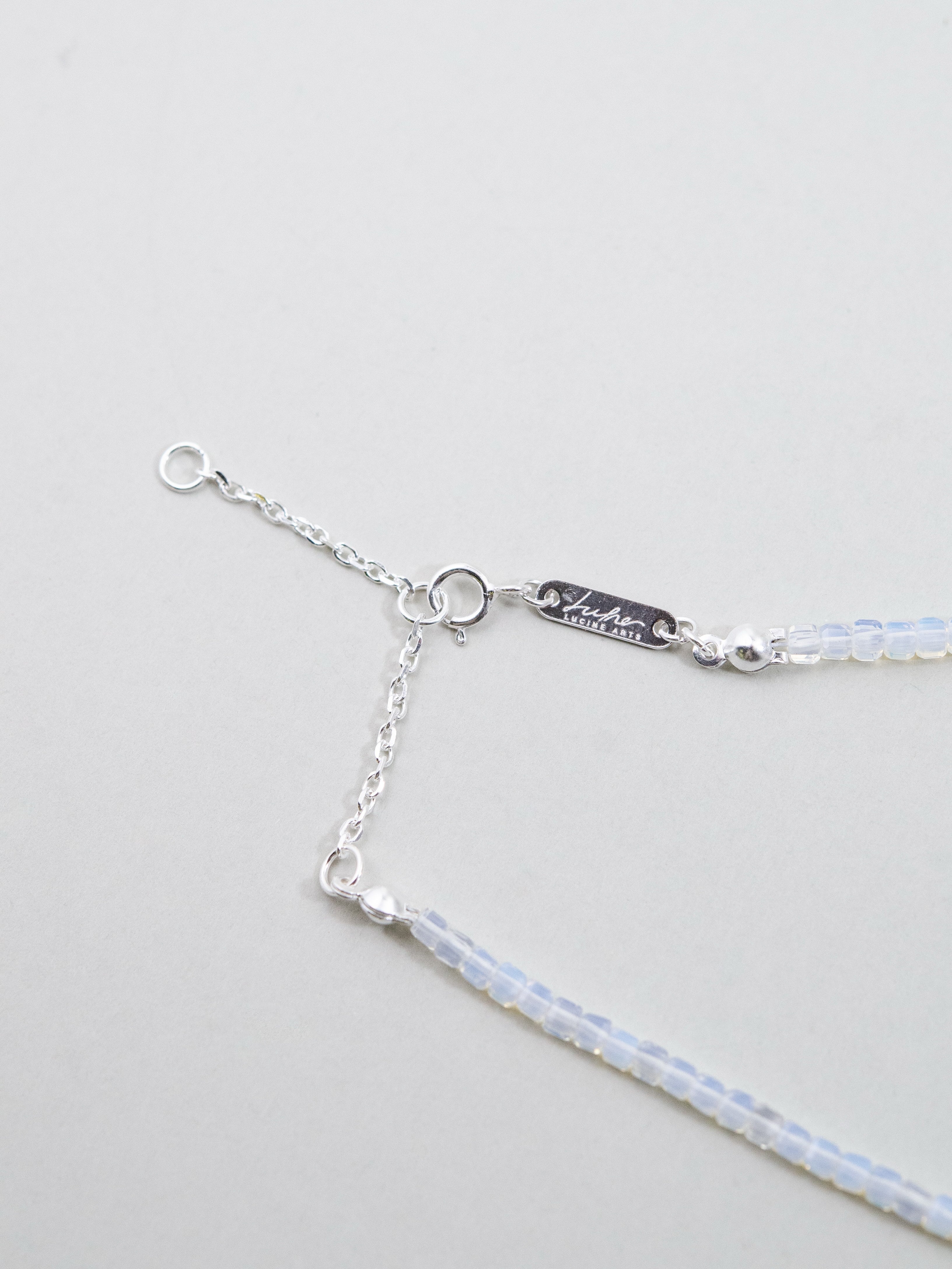 【10月・6月 誕生石】オパール ムーンストーン | 華奢 上品 SV925