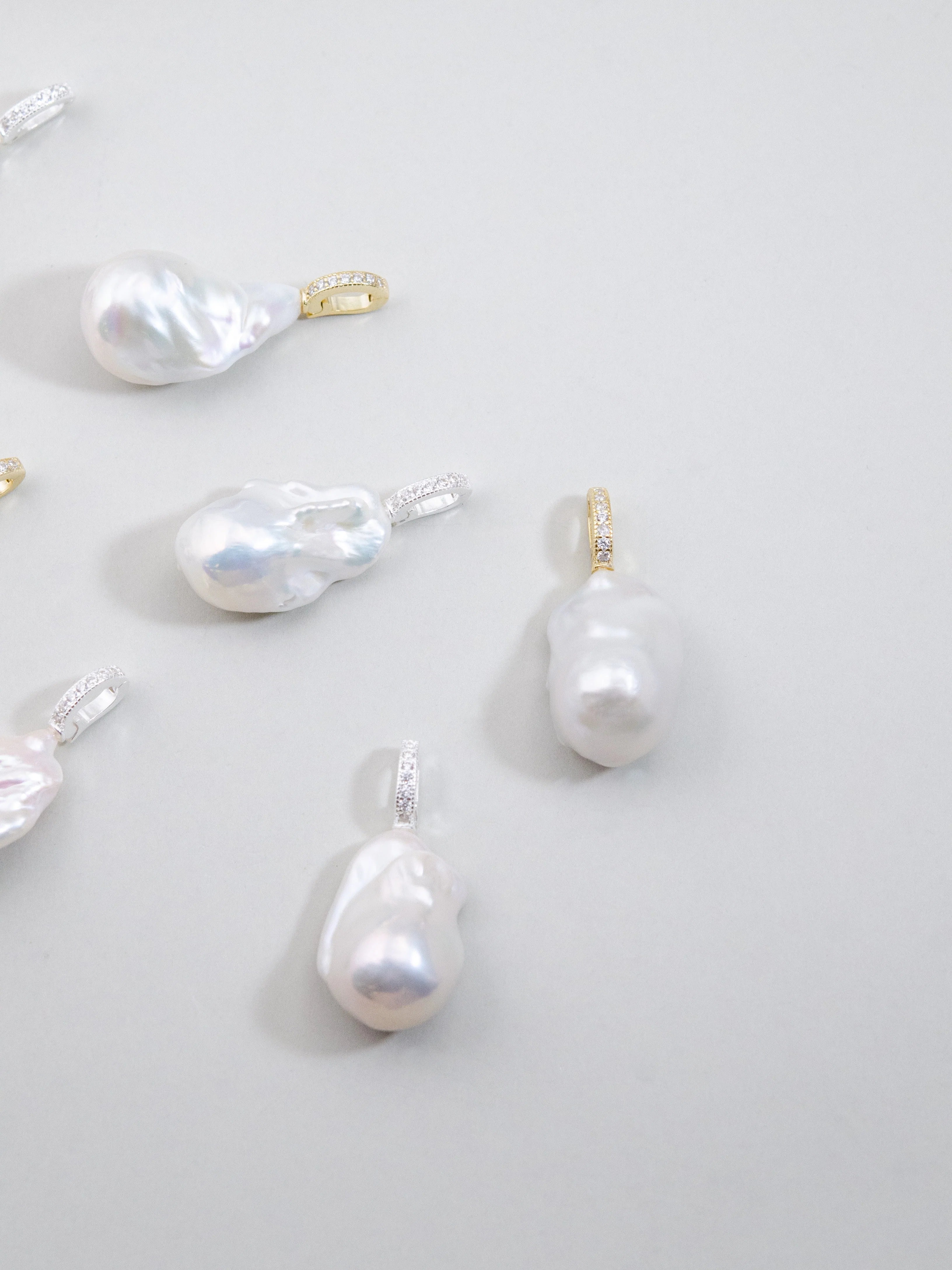 淡水バロックパール ペンダントトップ/チャーム - 【魔法のアレンジ】開閉式バチカンで付け替え自由 / SV925