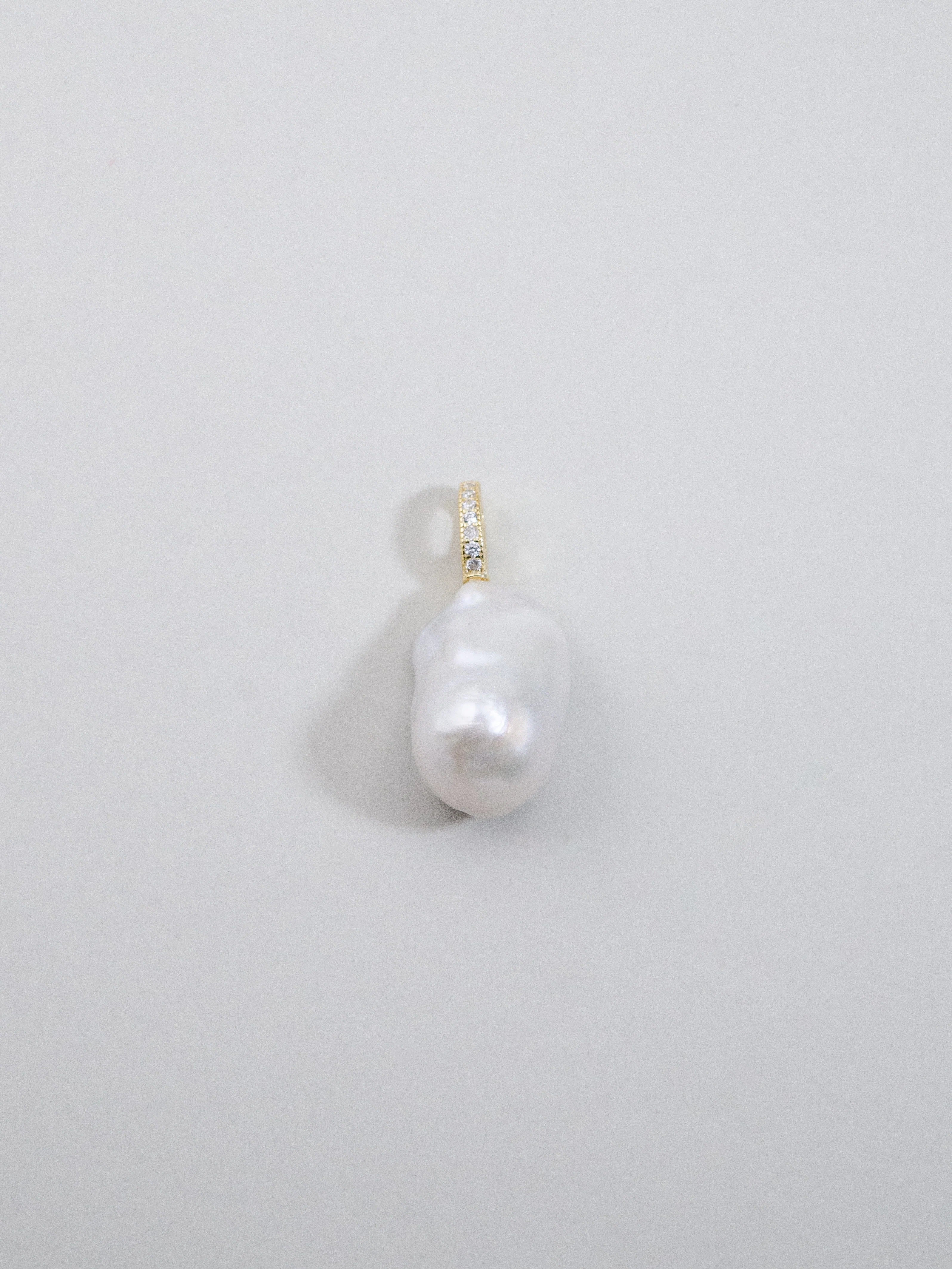 淡水バロックパール ペンダントトップ/チャーム - 【魔法のアレンジ】開閉式バチカンで付け替え自由 / SV925