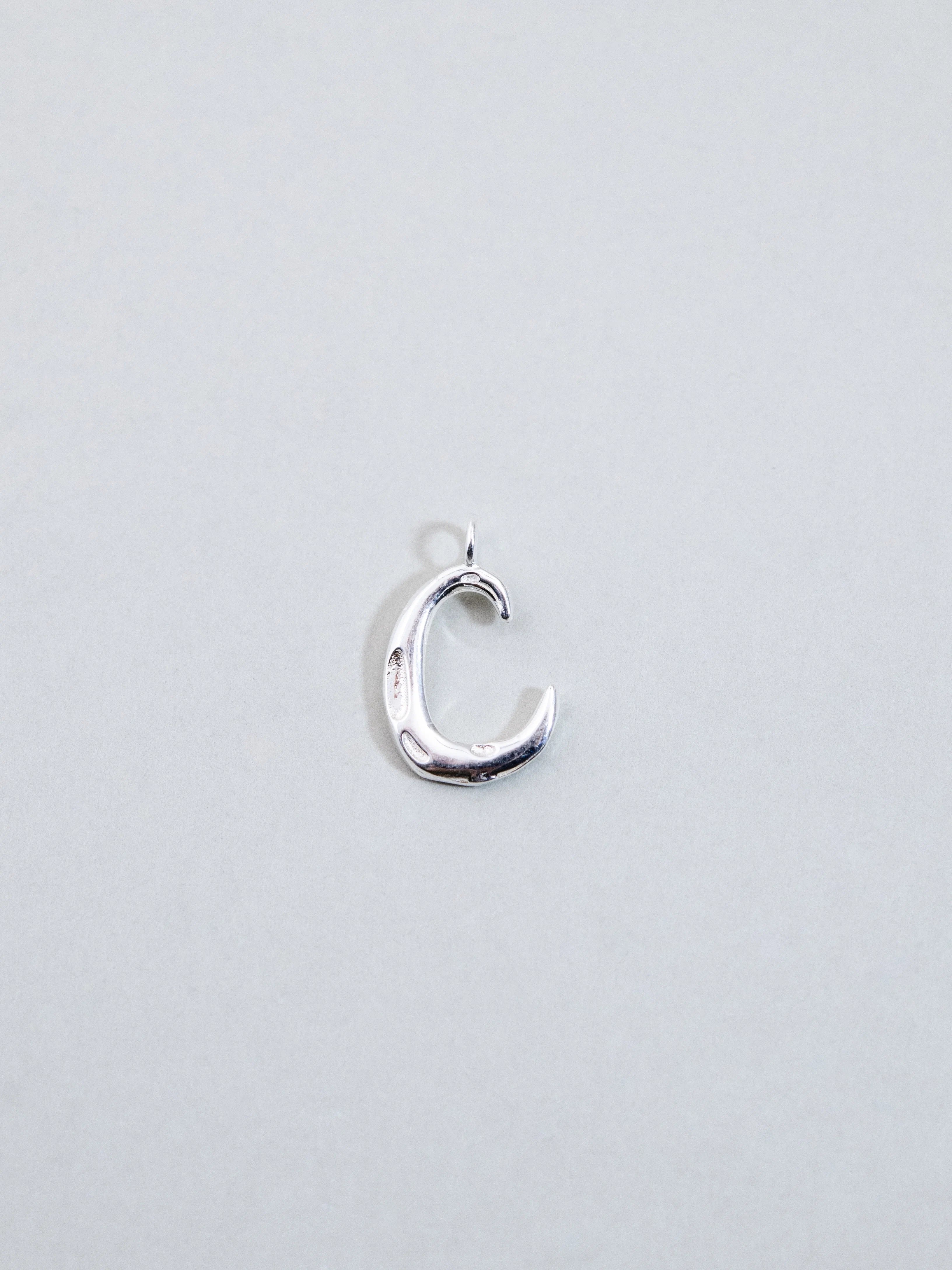 淡水パール & イニシャル ネックレス - 【選べるアルファベット】金銀ミックス / 6月誕生石 SV925 (K14GP)