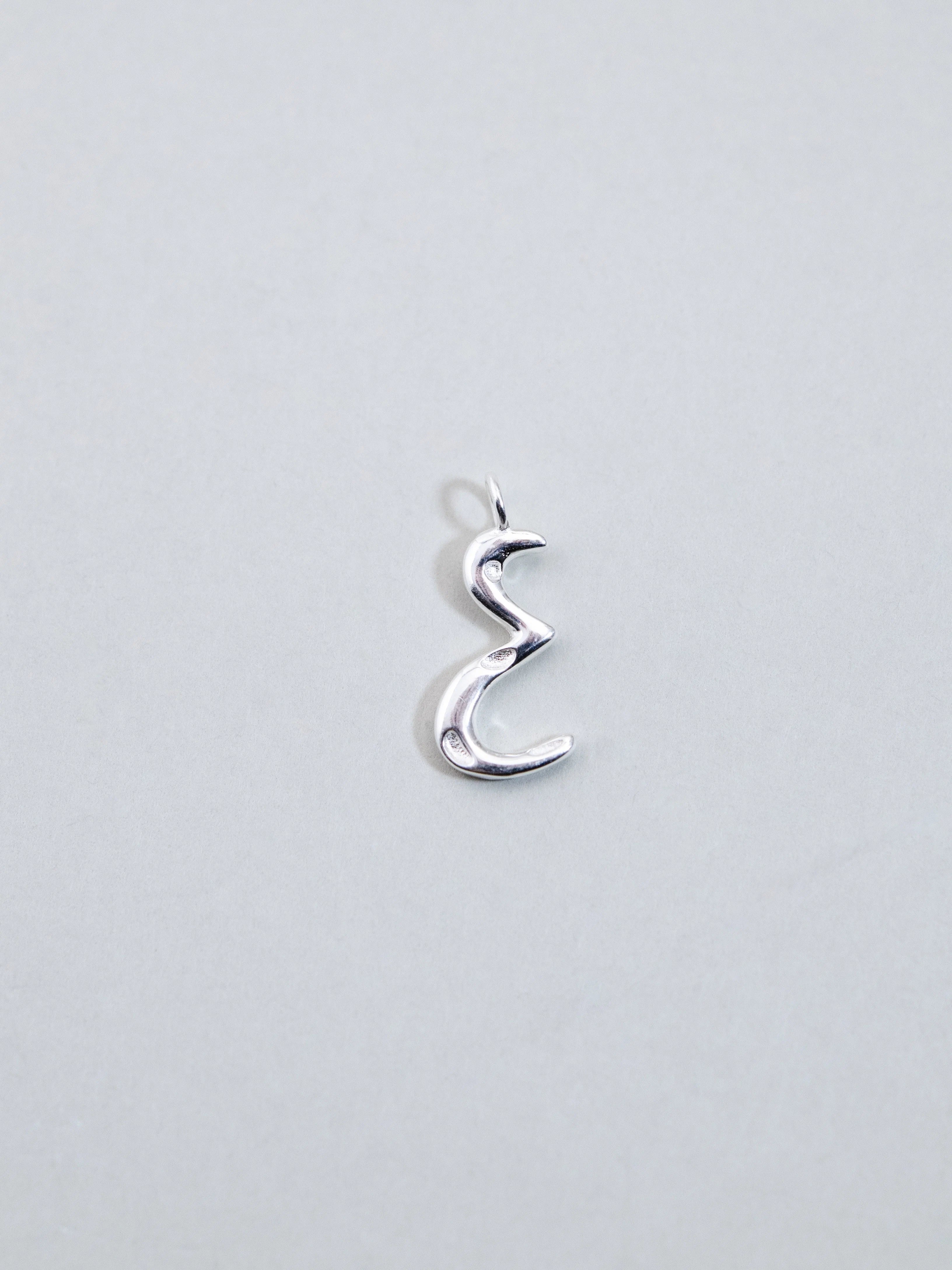 淡水パール & イニシャル ネックレス - 【選べるアルファベット】金銀ミックス / 6月誕生石 SV925 (K14GP)