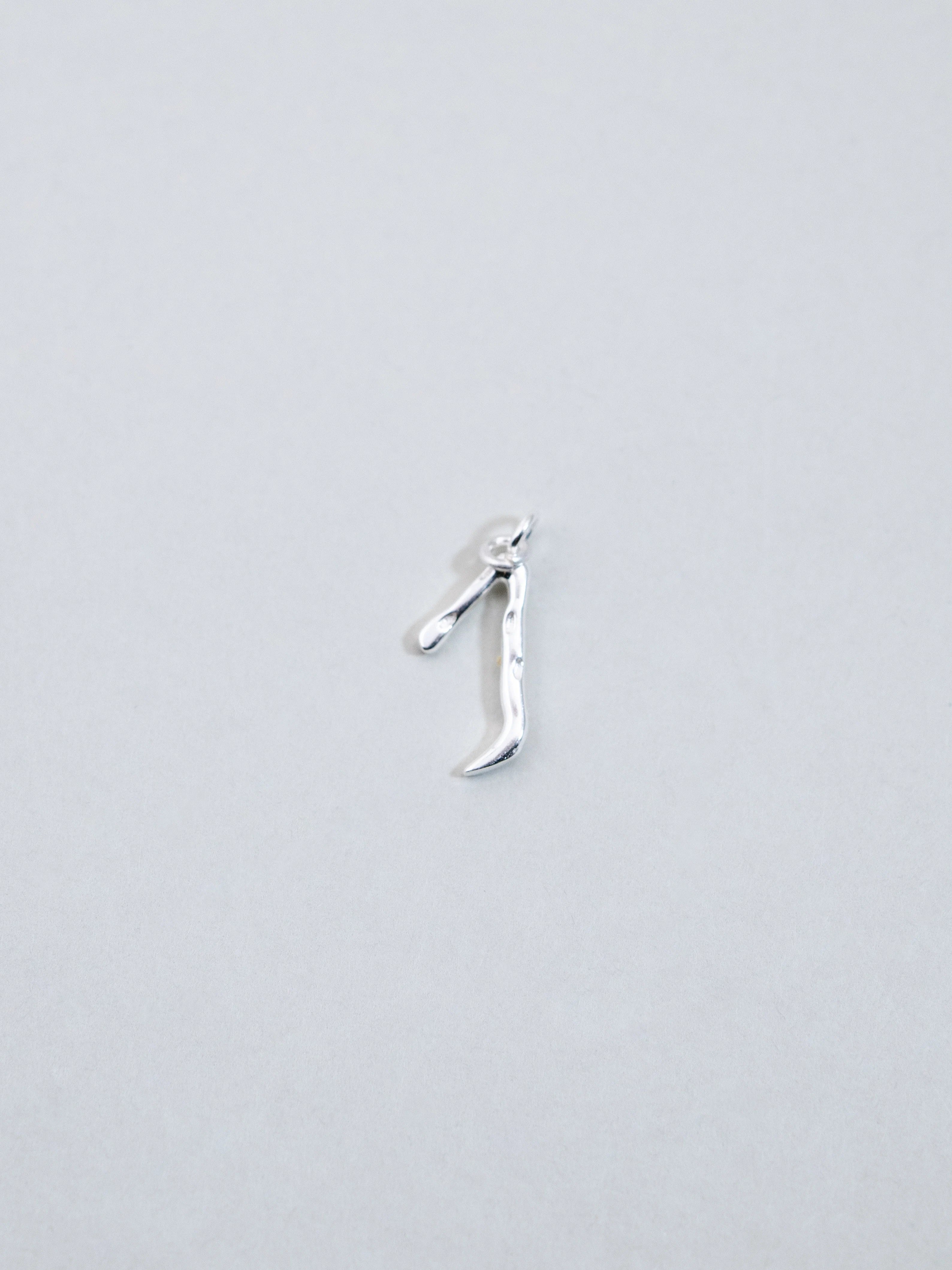 淡水パール & イニシャル ネックレス - 【選べるアルファベット】金銀ミックス / 6月誕生石 SV925 (K14GP)