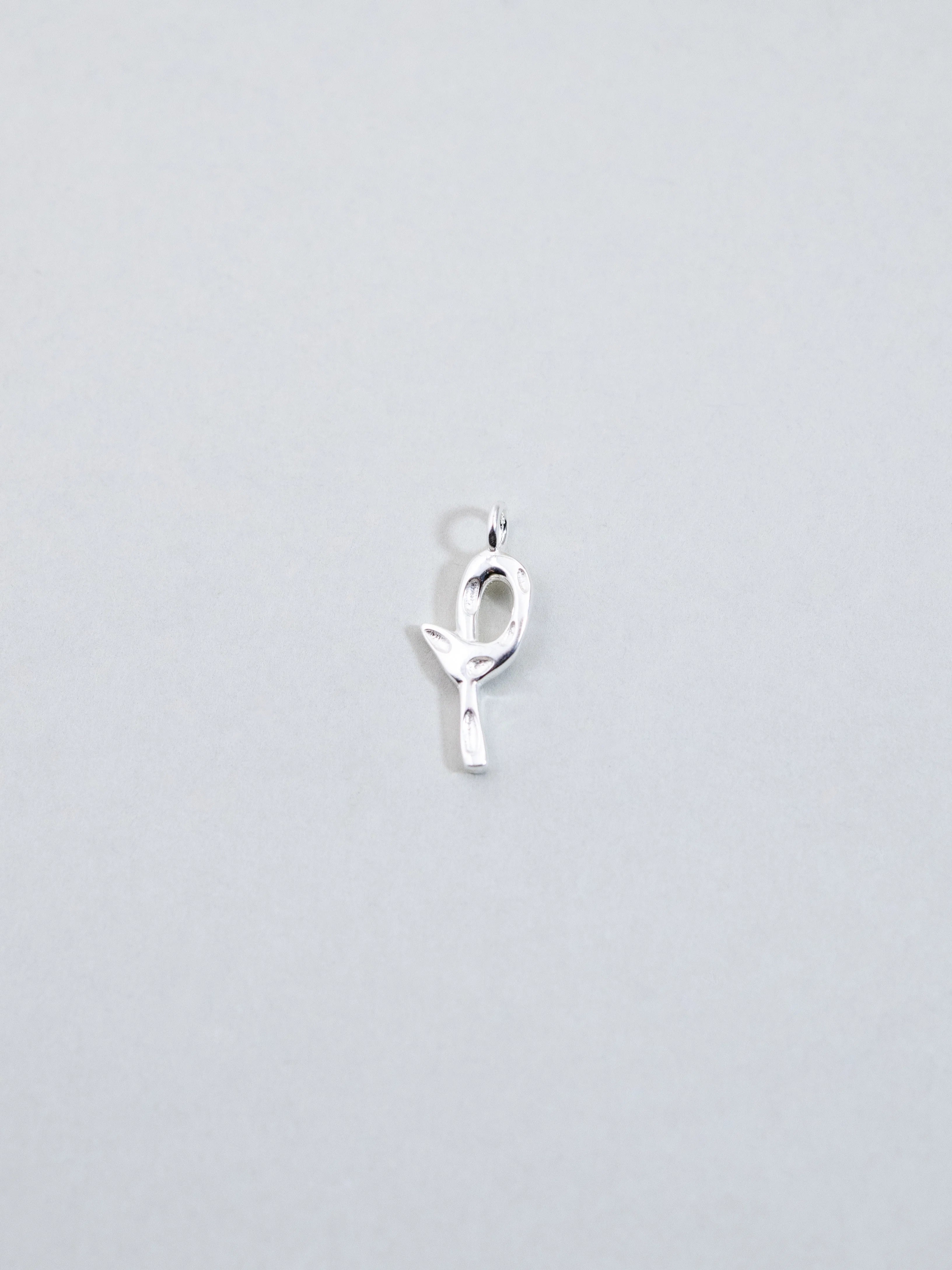 淡水パール & イニシャル ネックレス - 【選べるアルファベット】金銀ミックス / 6月誕生石 SV925 (K14GP)