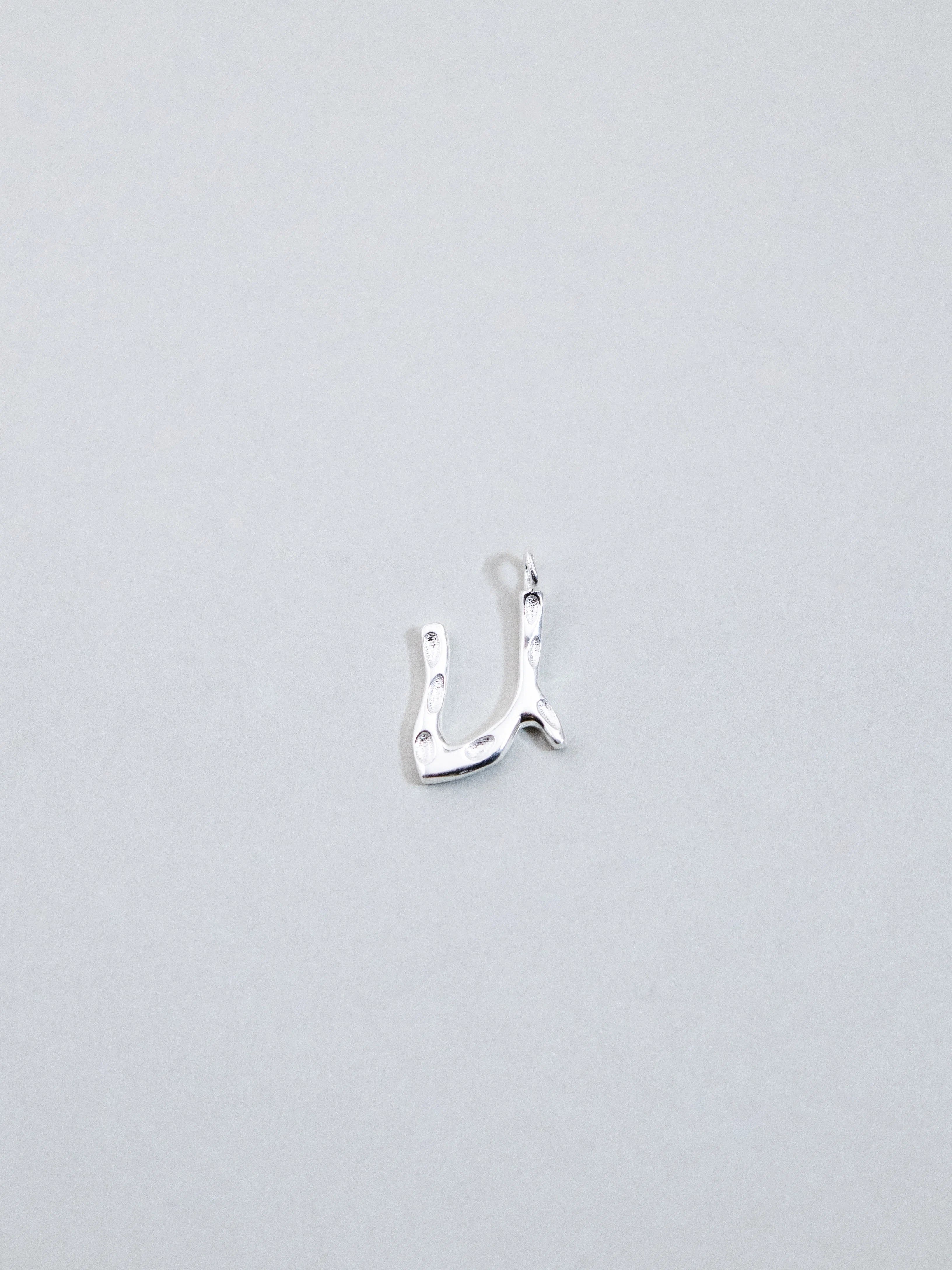 淡水パール & イニシャル ネックレス - 【選べるアルファベット】金銀ミックス / 6月誕生石 SV925 (K14GP)