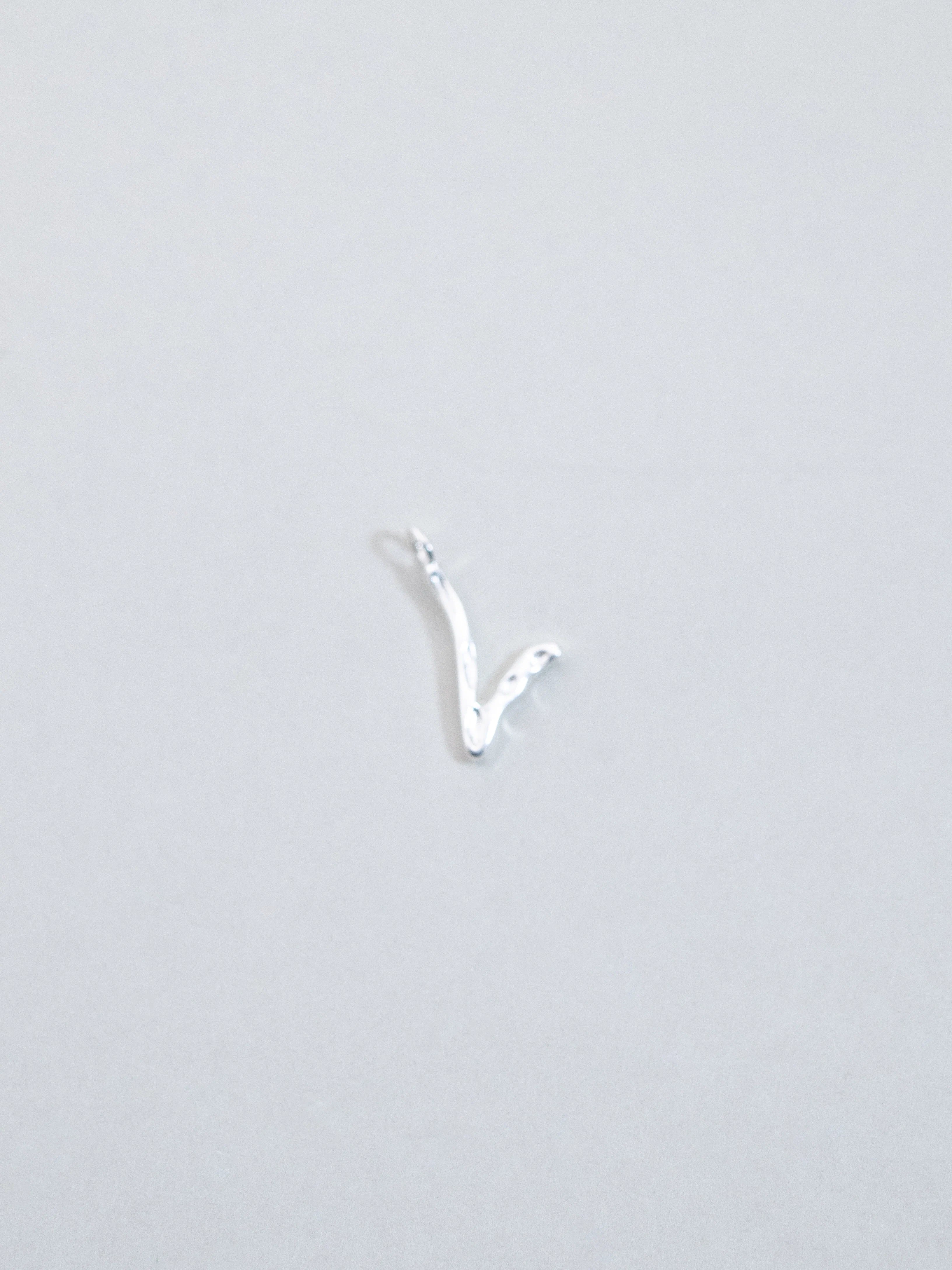 淡水パール & イニシャル ネックレス - 【選べるアルファベット】金銀ミックス / 6月誕生石 SV925 (K14GP)