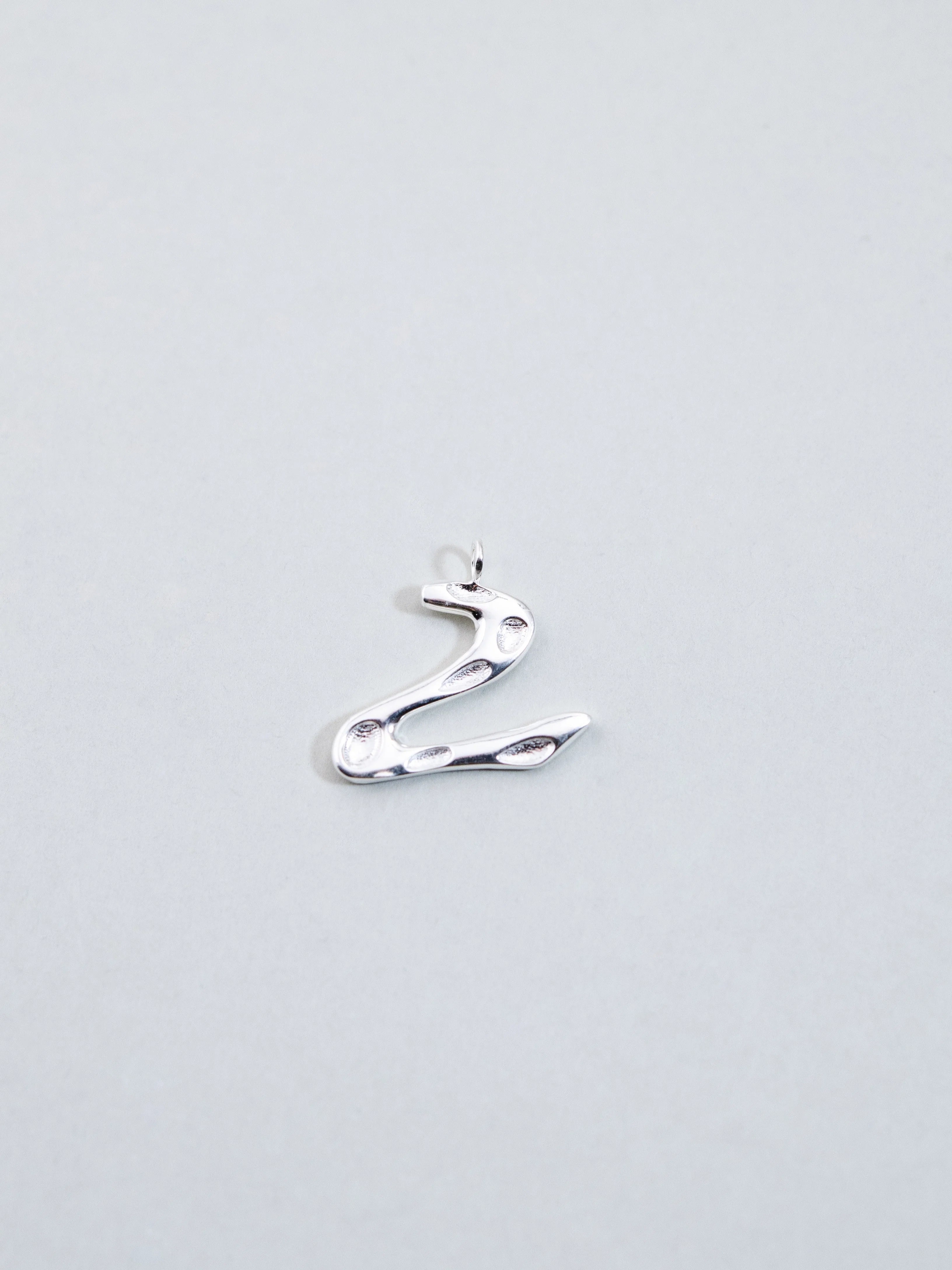 淡水パール & イニシャル ネックレス - 【選べるアルファベット】金銀ミックス / 6月誕生石 SV925 (K14GP)