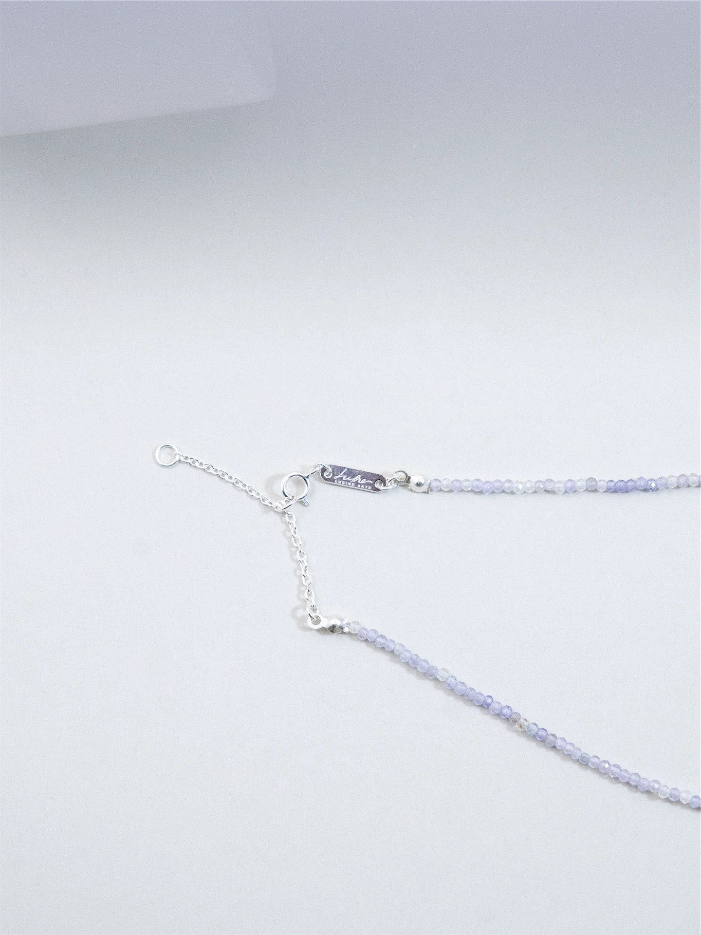 タンザナイト & アイオライト ネックレス - 【蒼（あお）の夜想曲（ノクターン）】 星屑と銀のしずく / 12月・9月誕生石 SV925