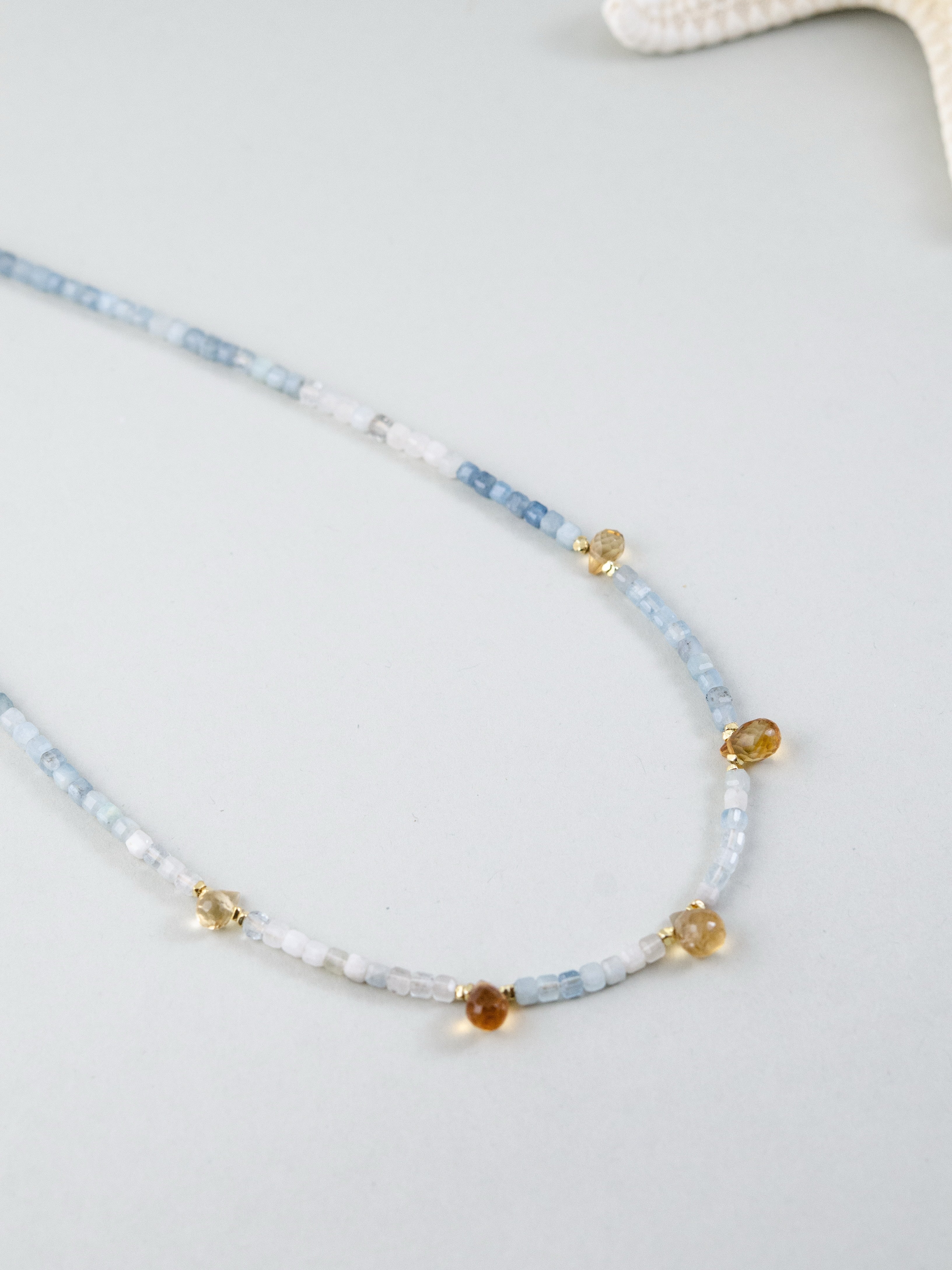 そらいろが気分をあげる天然石ネックレスハンドメイド