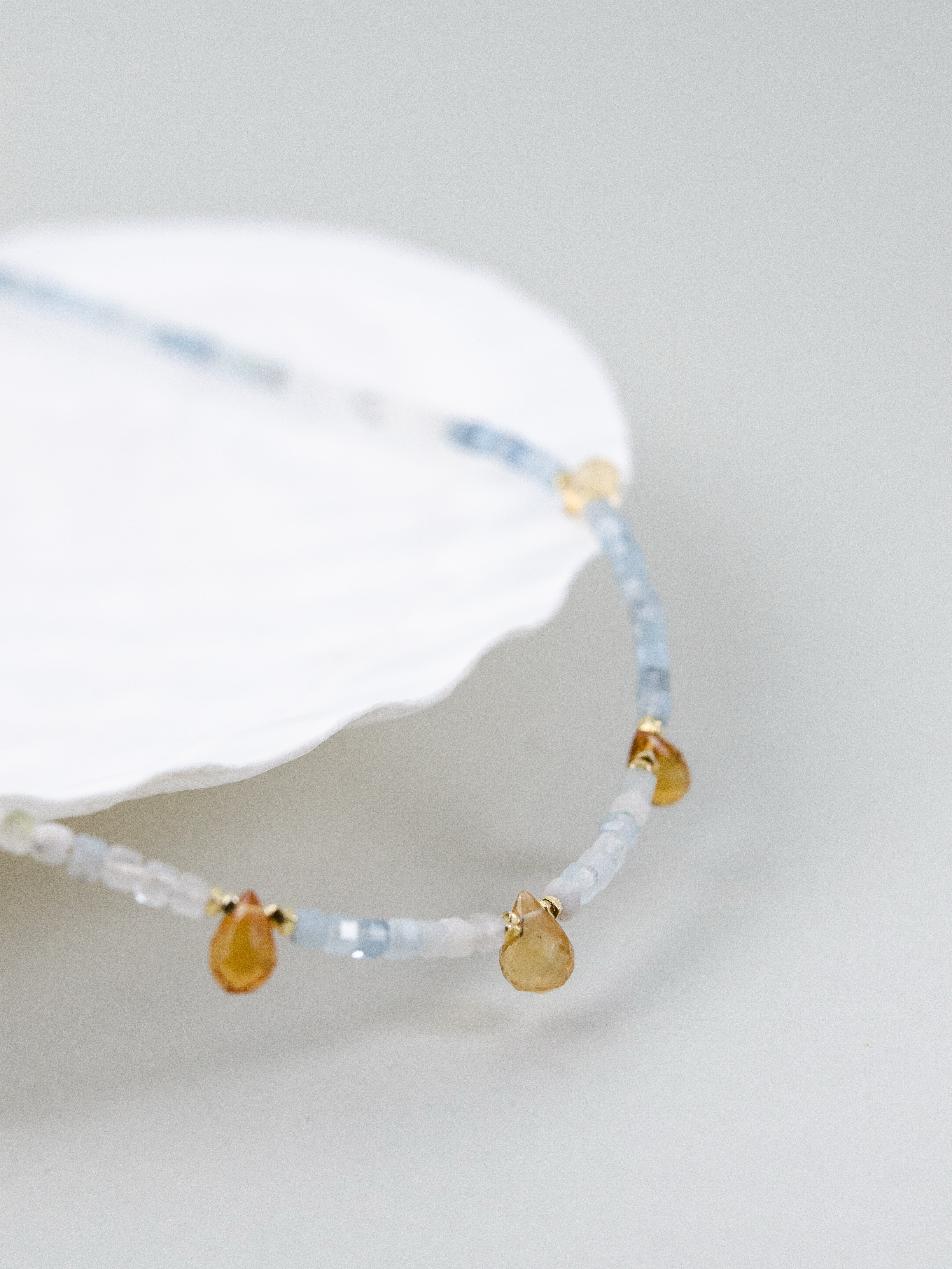 そらいろが気分をあげる天然石ネックレスハンドメイド