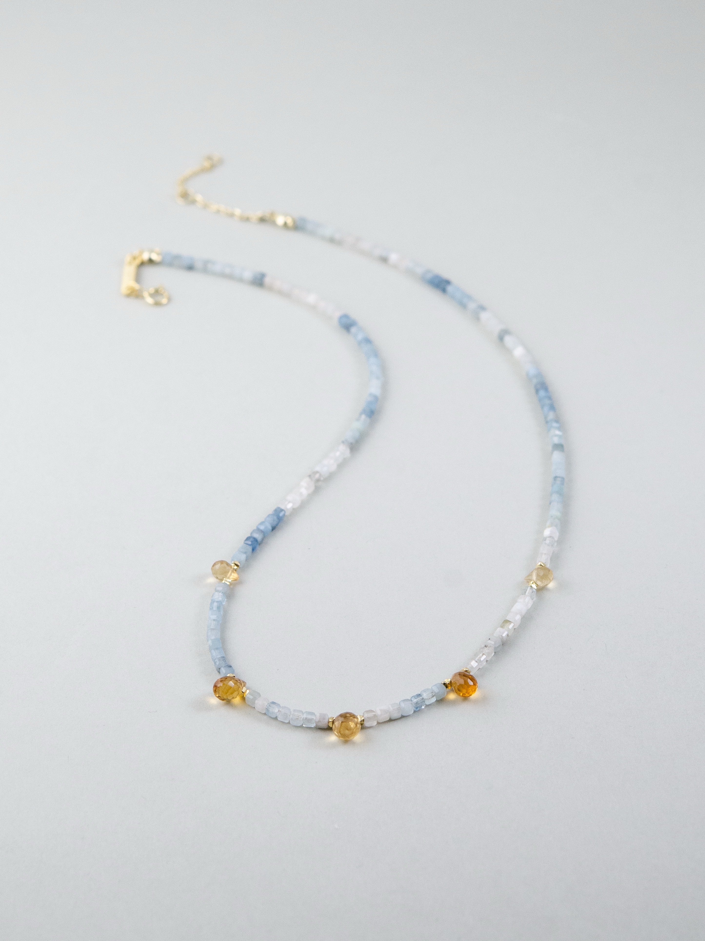 そらいろが気分をあげる天然石ネックレスハンドメイド