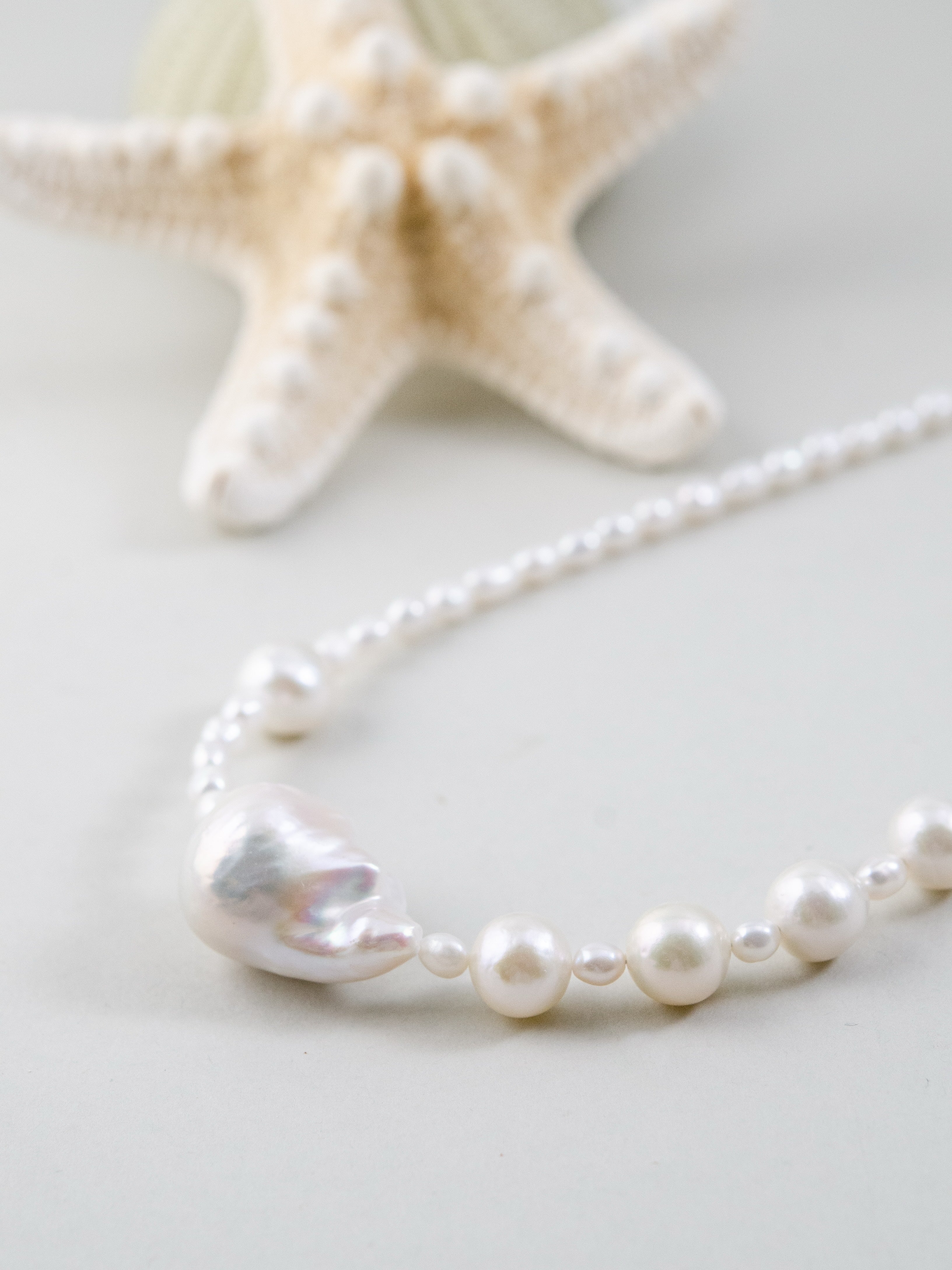 ベビーパール バロックパール 組み合わせ 詳細 サイズ差 コントラスト