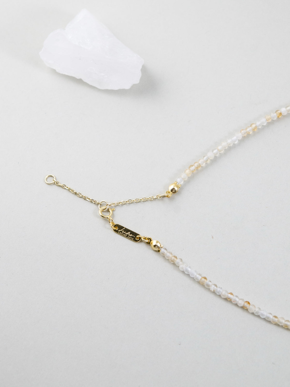 シトリン ネックレス 留め具・アジャスター詳細 SV925素材
