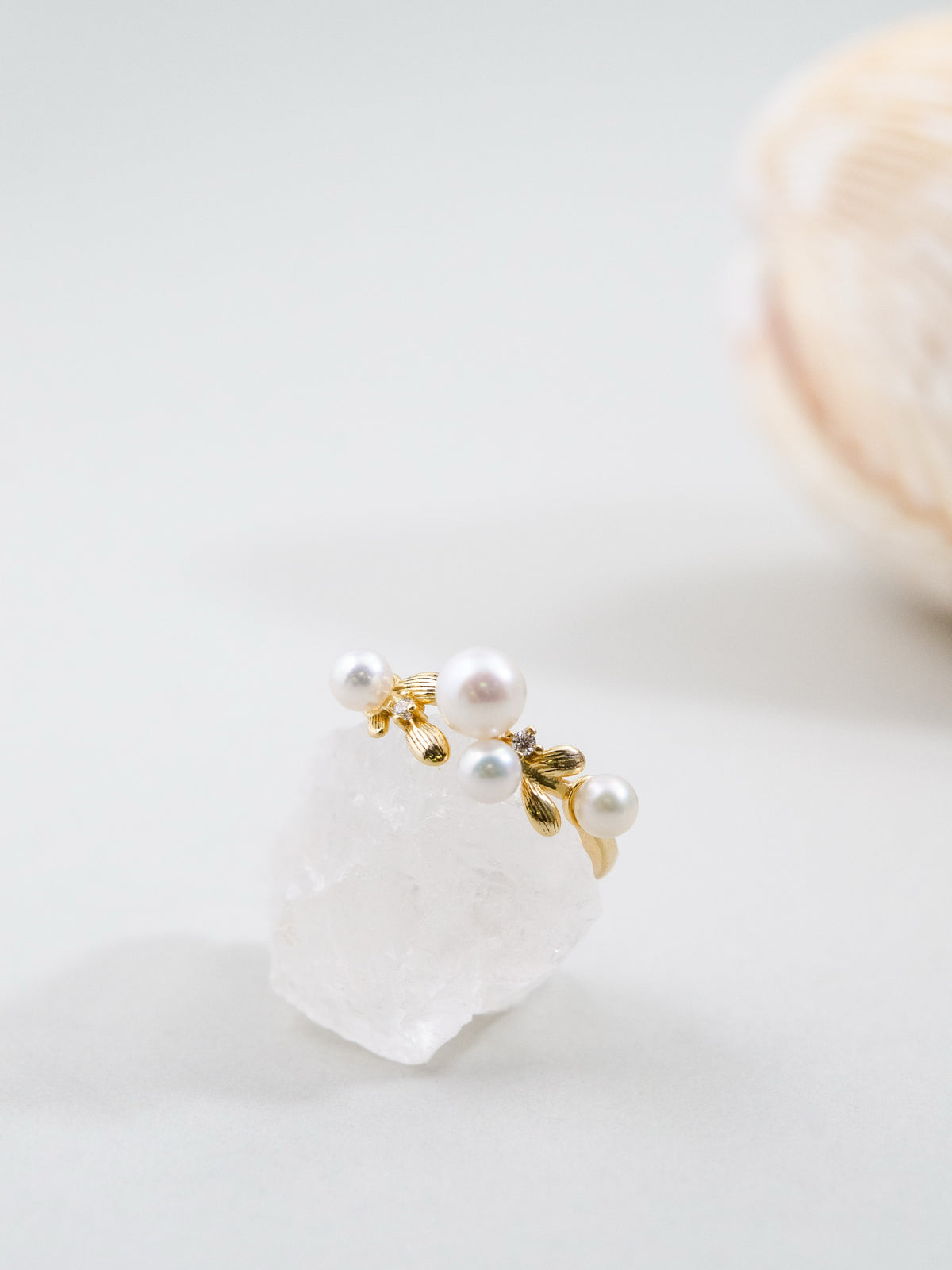 淡水パール アクセサリー ハンドメイド 置き画 雰囲気