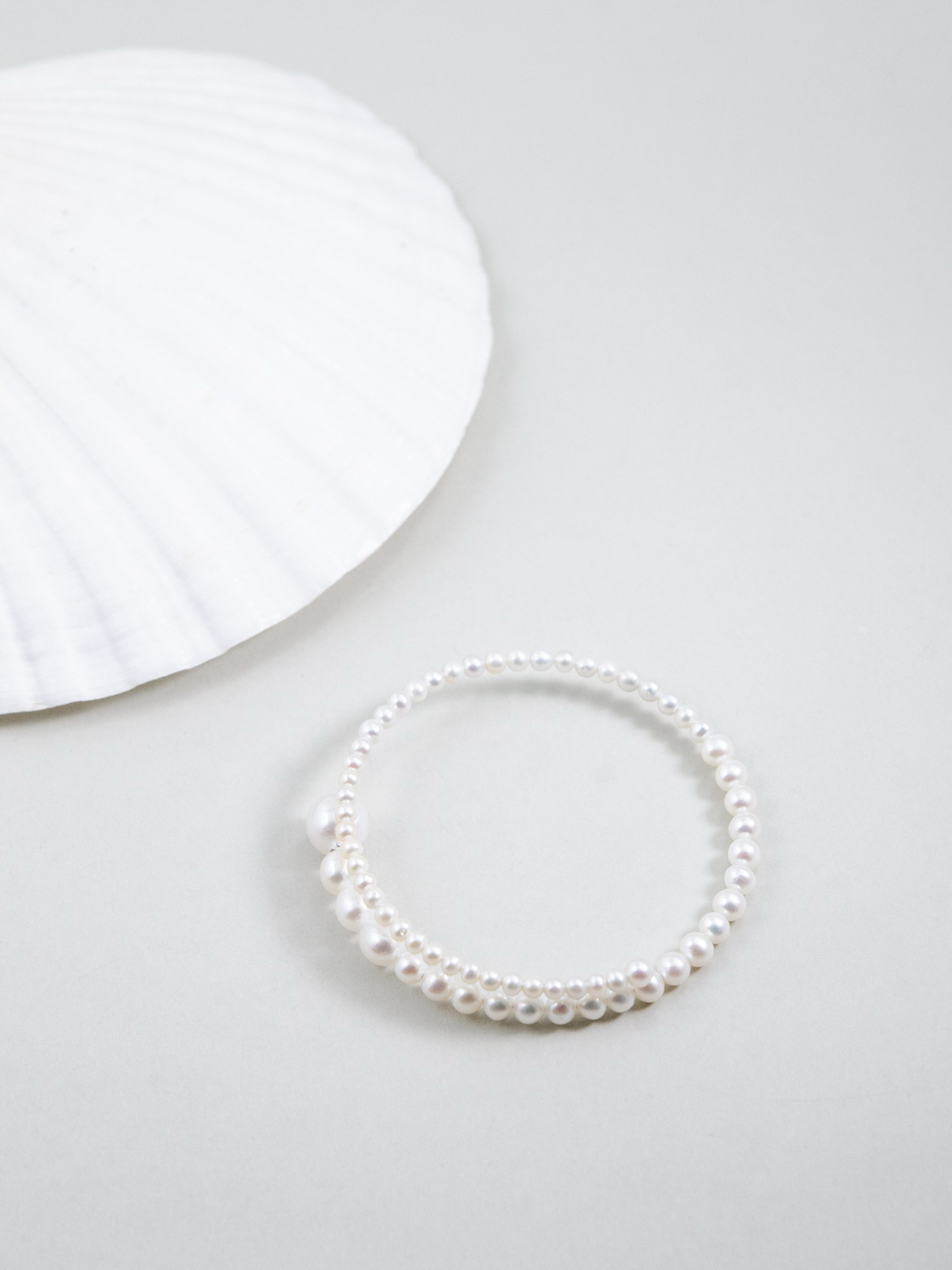 淡水パール バングル ギフト プレゼント イメージ 雰囲気