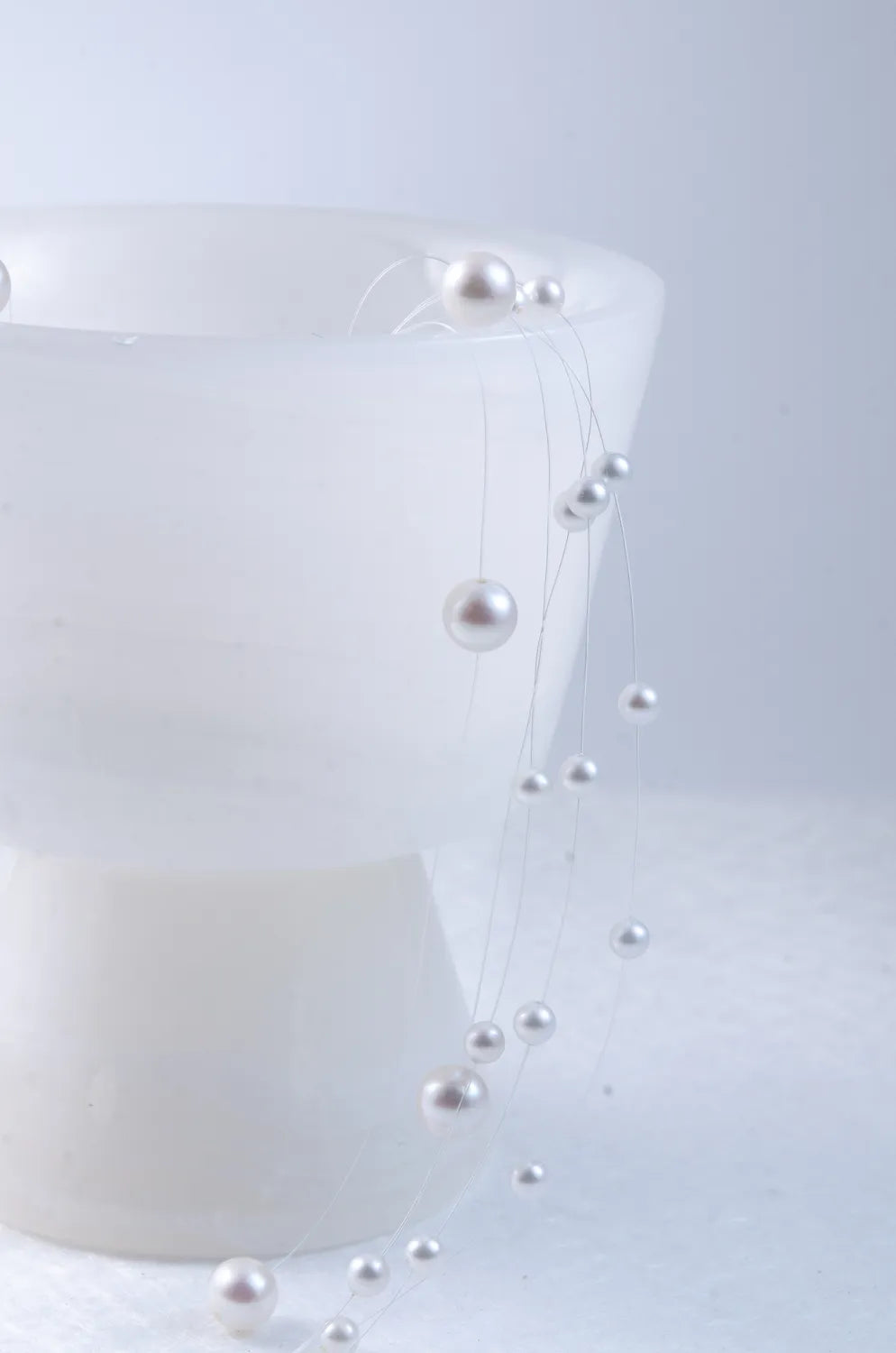 淡水パール ディスプレイ詳細 6月誕生石の柔らかな光沢