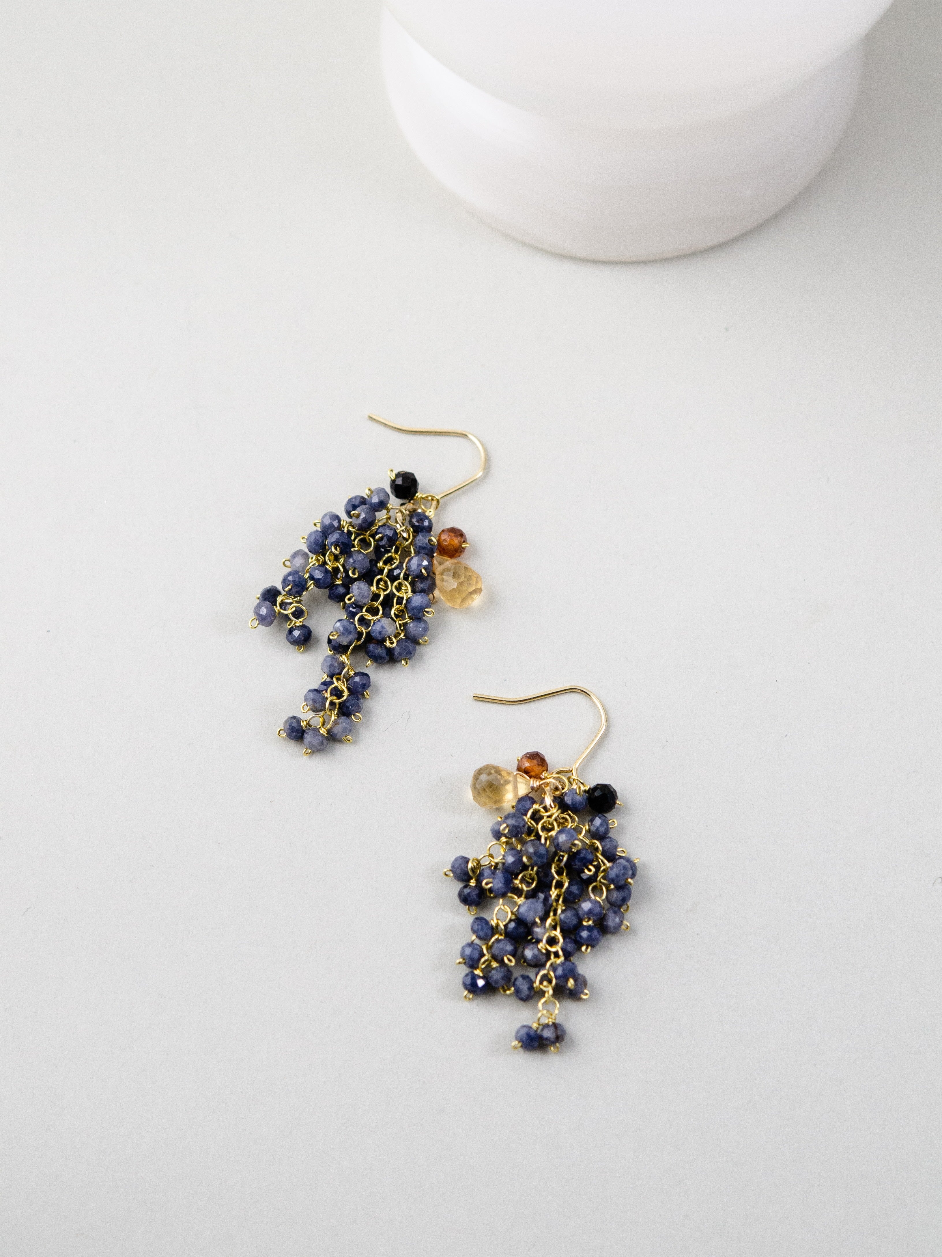 ハンドメイド ピアス ペア 置き画 14kgf ゴールド フック