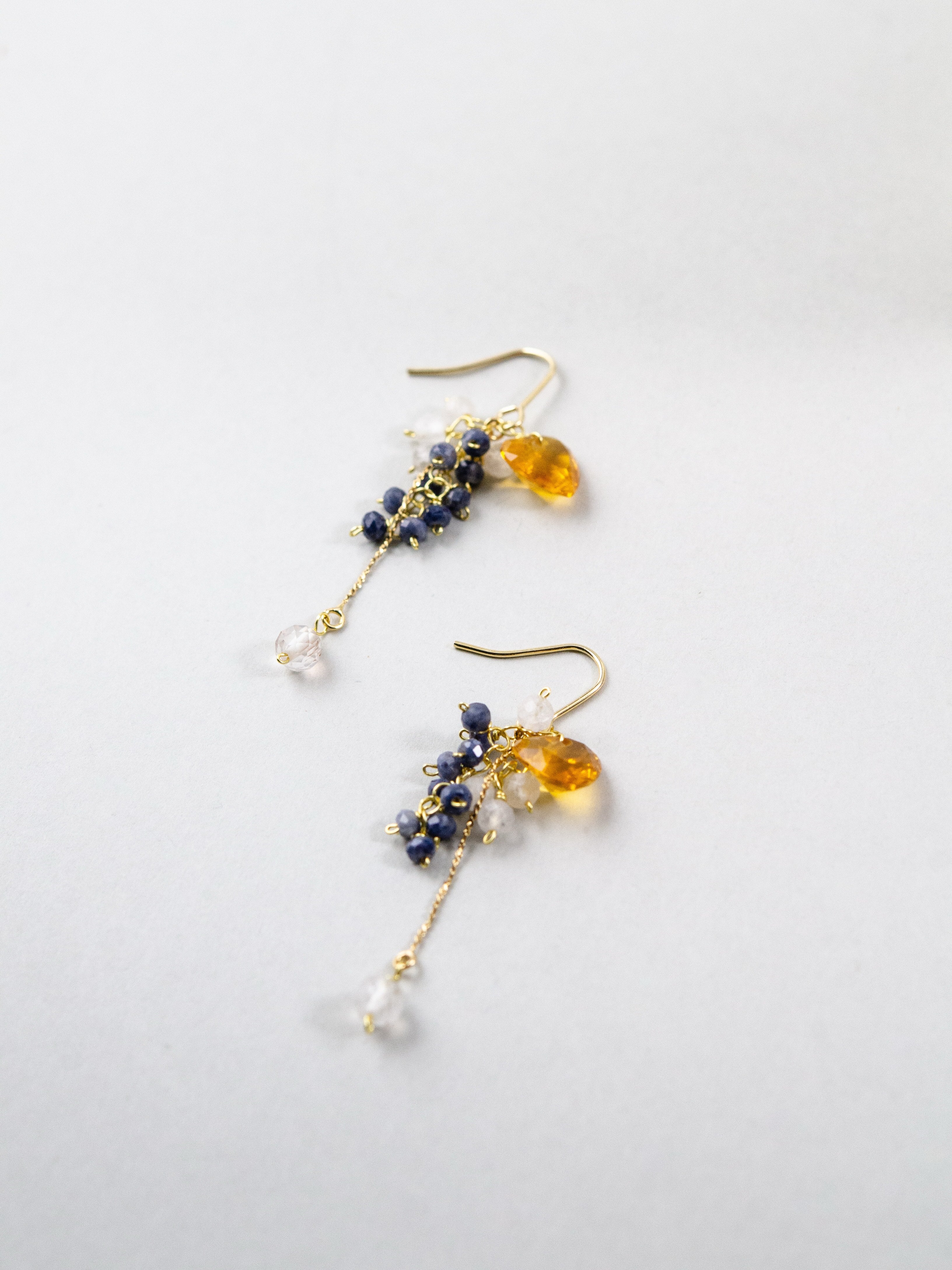 天然石 アクセサリー ハンドメイド 置き画 ペア 質感