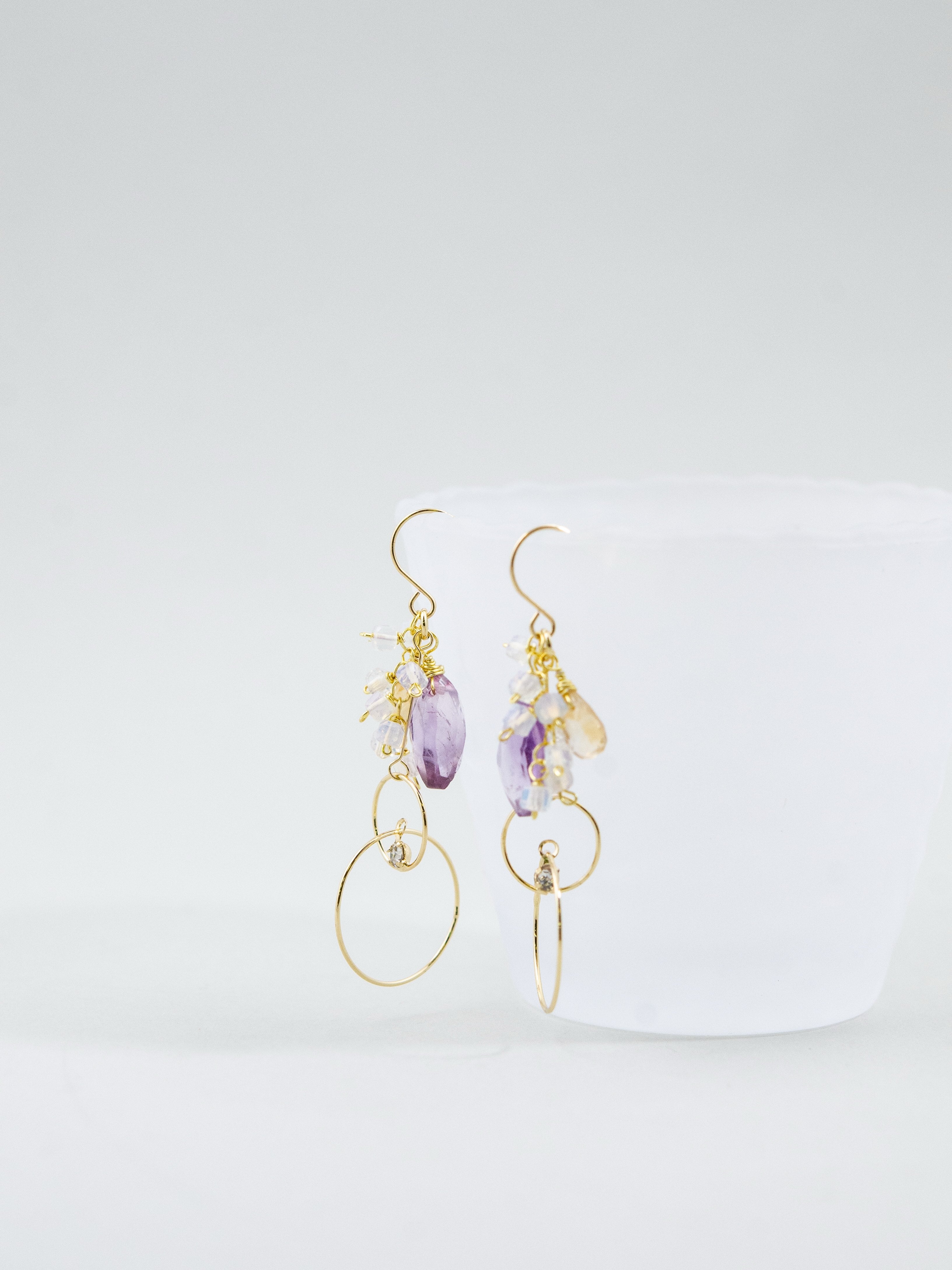 金属アレルギー対応 ピアス イヤリング変更可 オフィス 華やか