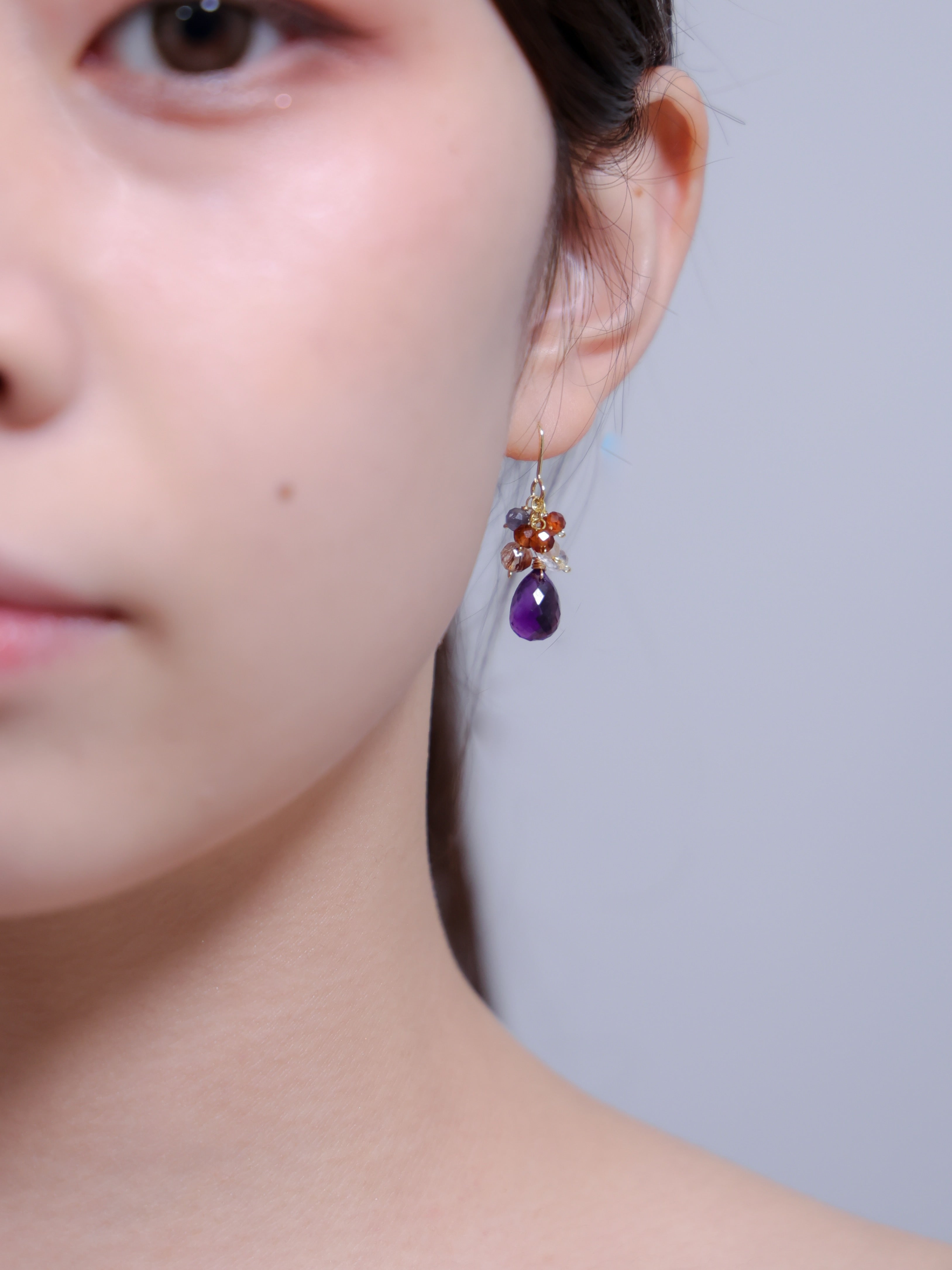 レディース アクセサリー 着画 美肌効果 透明感 宝石