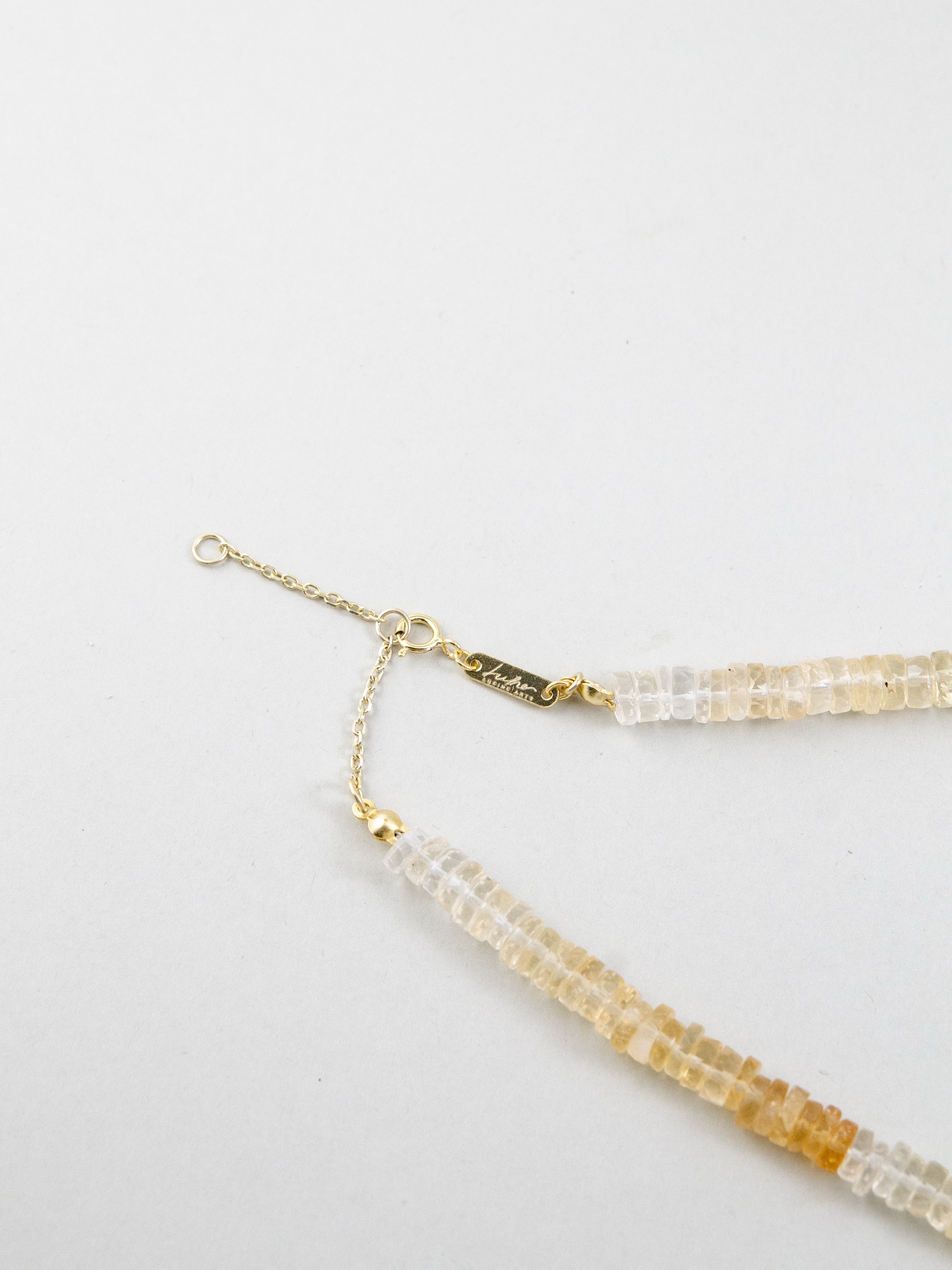 ネックレス 留め具・アジャスター詳細 K14GP ゴールド仕上げ サイズ調整可