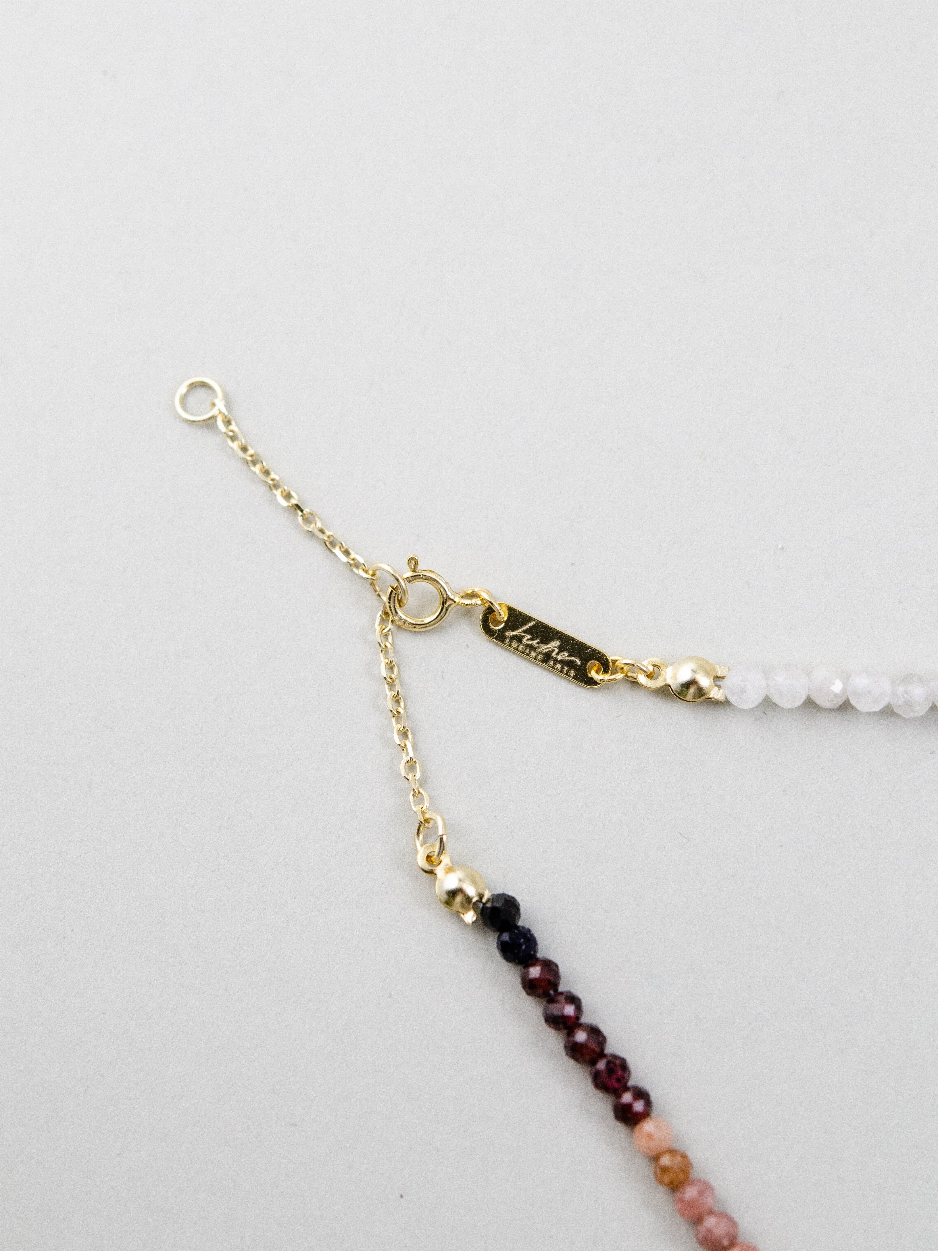 ネックレス 留め具・アジャスター詳細 K14GP刻印 サイズ調整可能