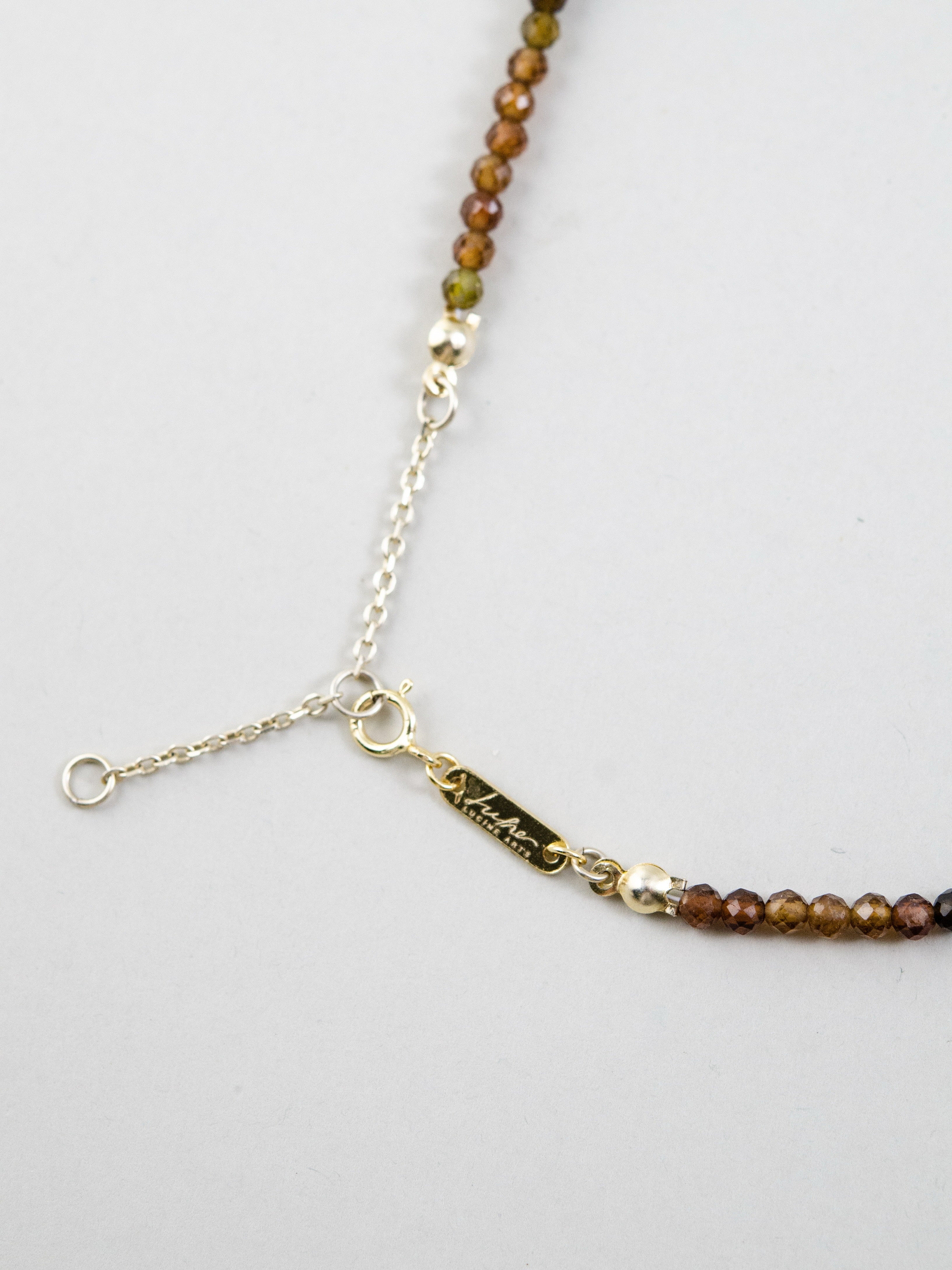 ネックレス 留め具・アジャスター詳細 K14GP 金具の質感