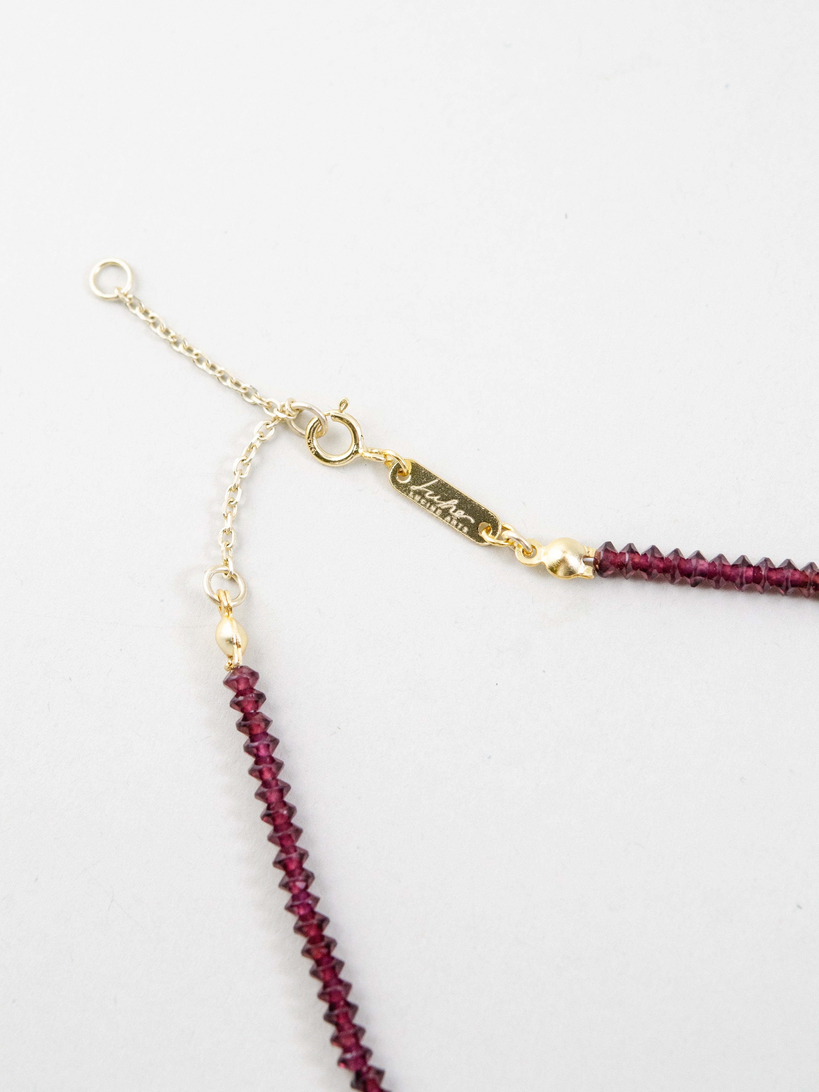 SV925製留め具 ゴールド仕上げ アジャスターチェーン詳細