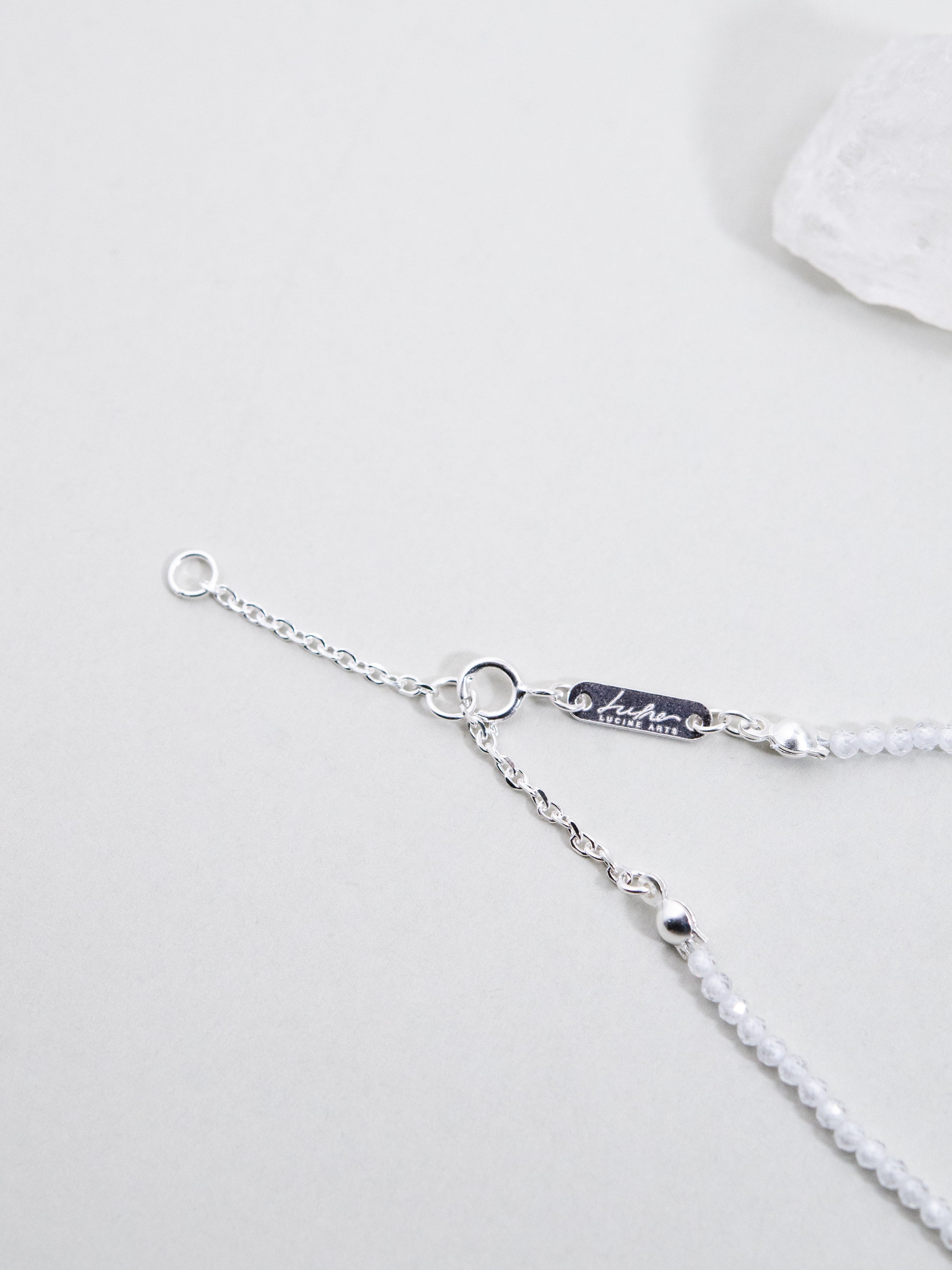 ホワイトクォーツ ネックレス 留め具 エンドパーツ 尾錠 白